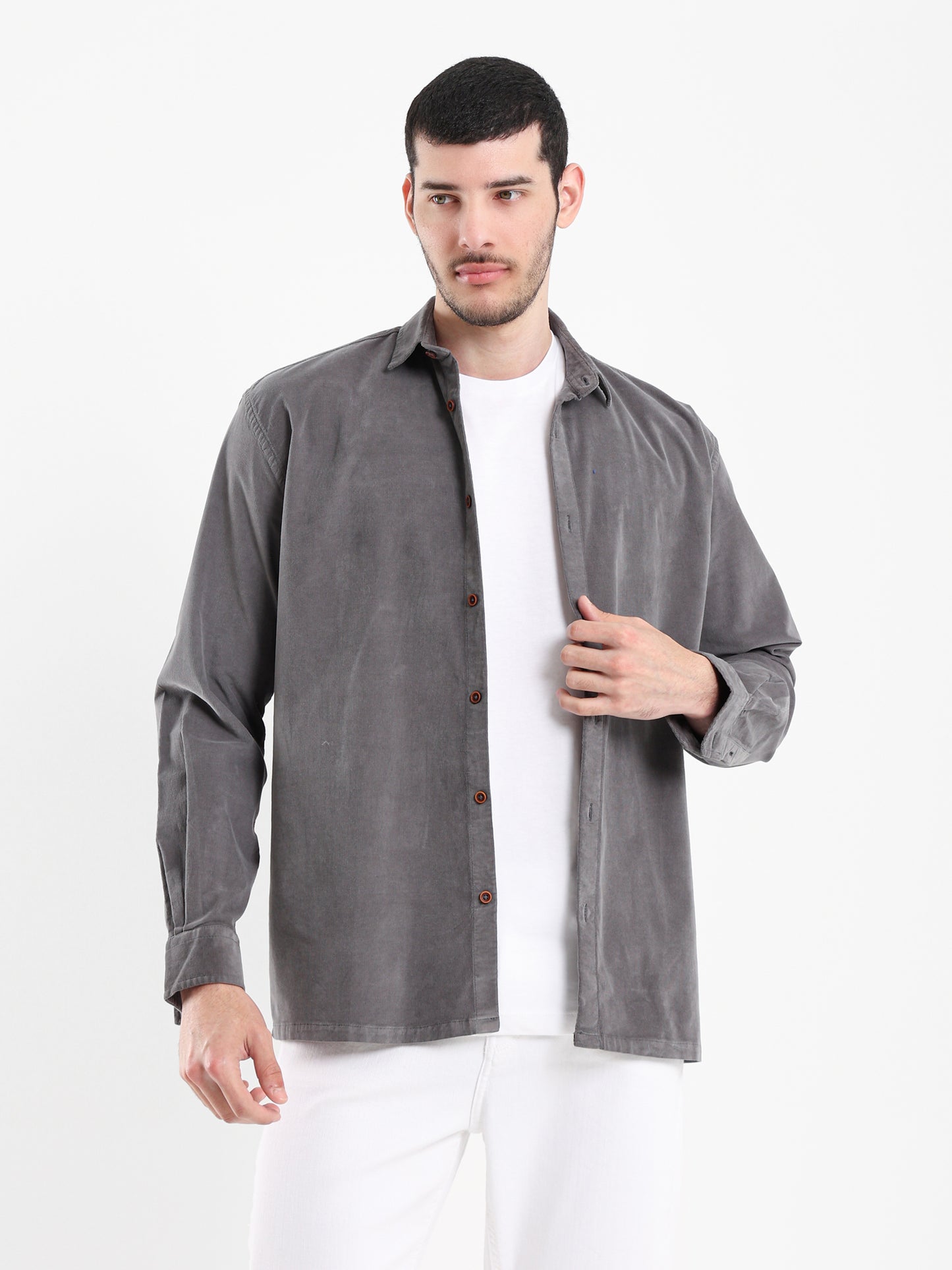 Corduroy Long Sleeve Shirt