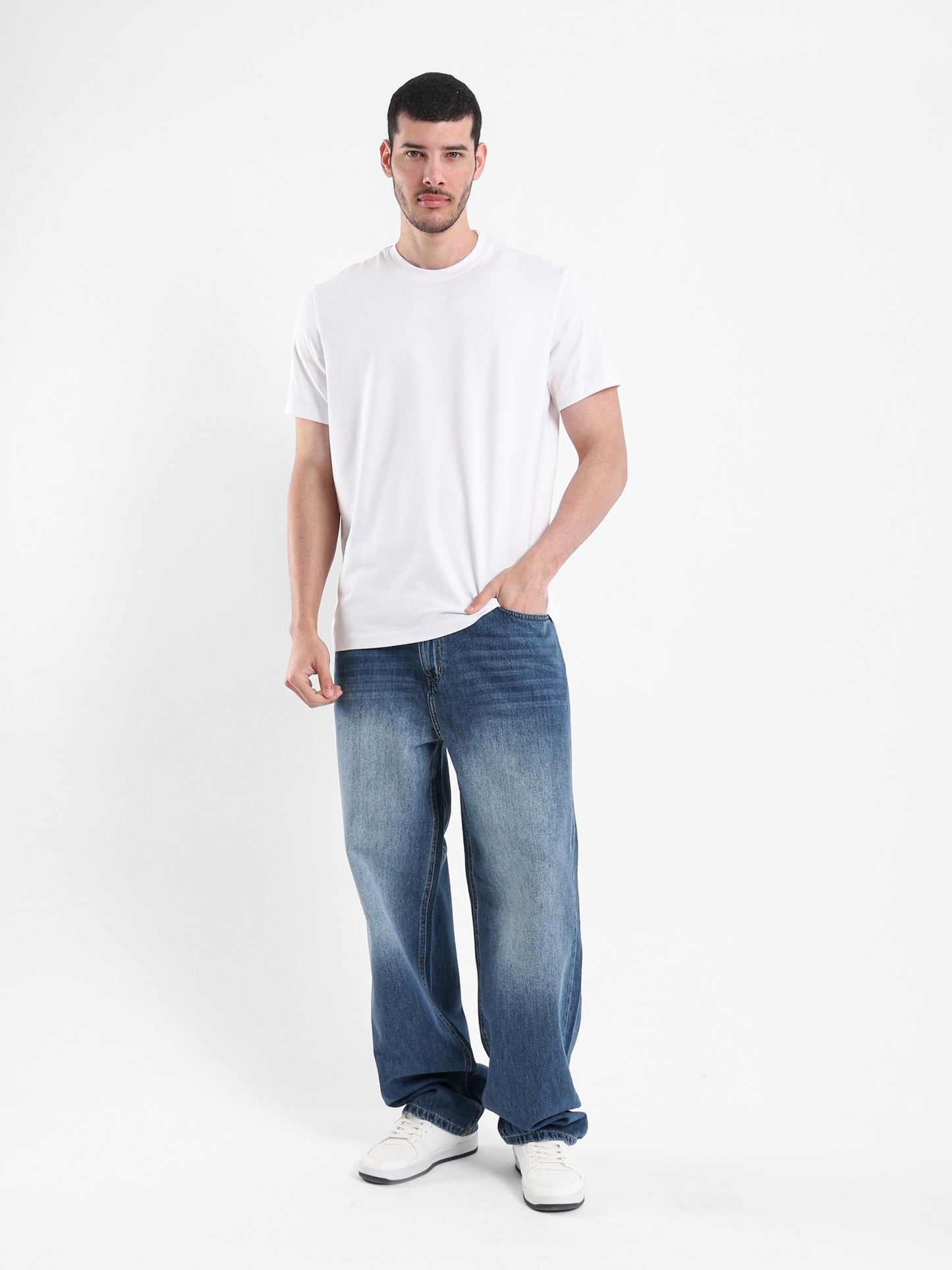 Summer Building Back Print T-Shirt
