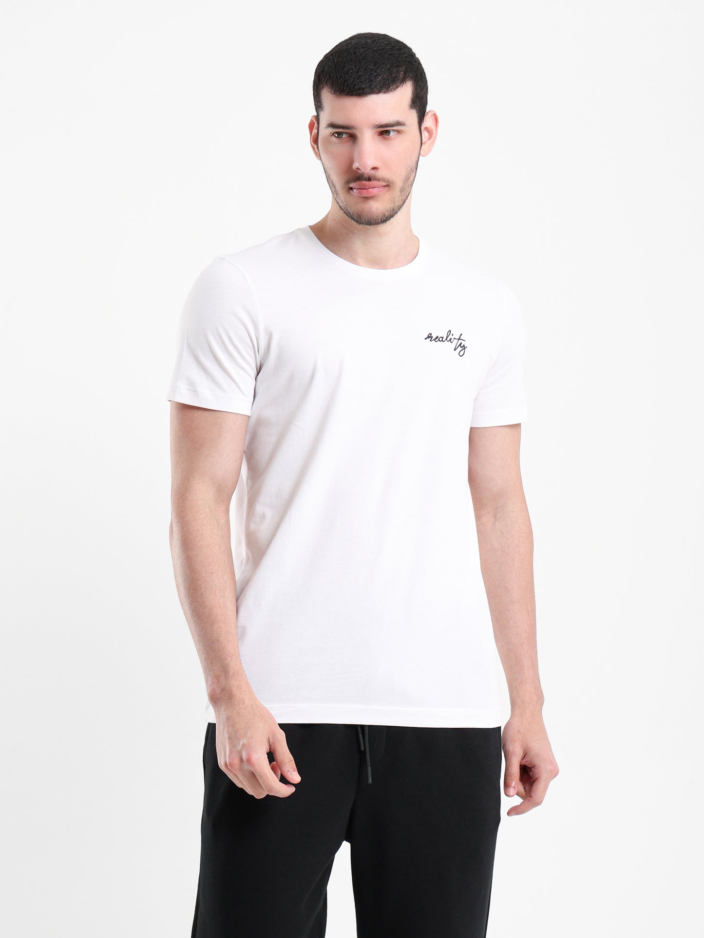 Reality Chest Print T-Shirt