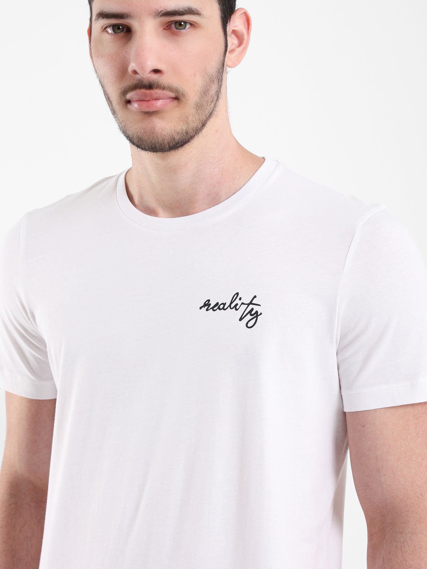 Reality Chest Print T-Shirt