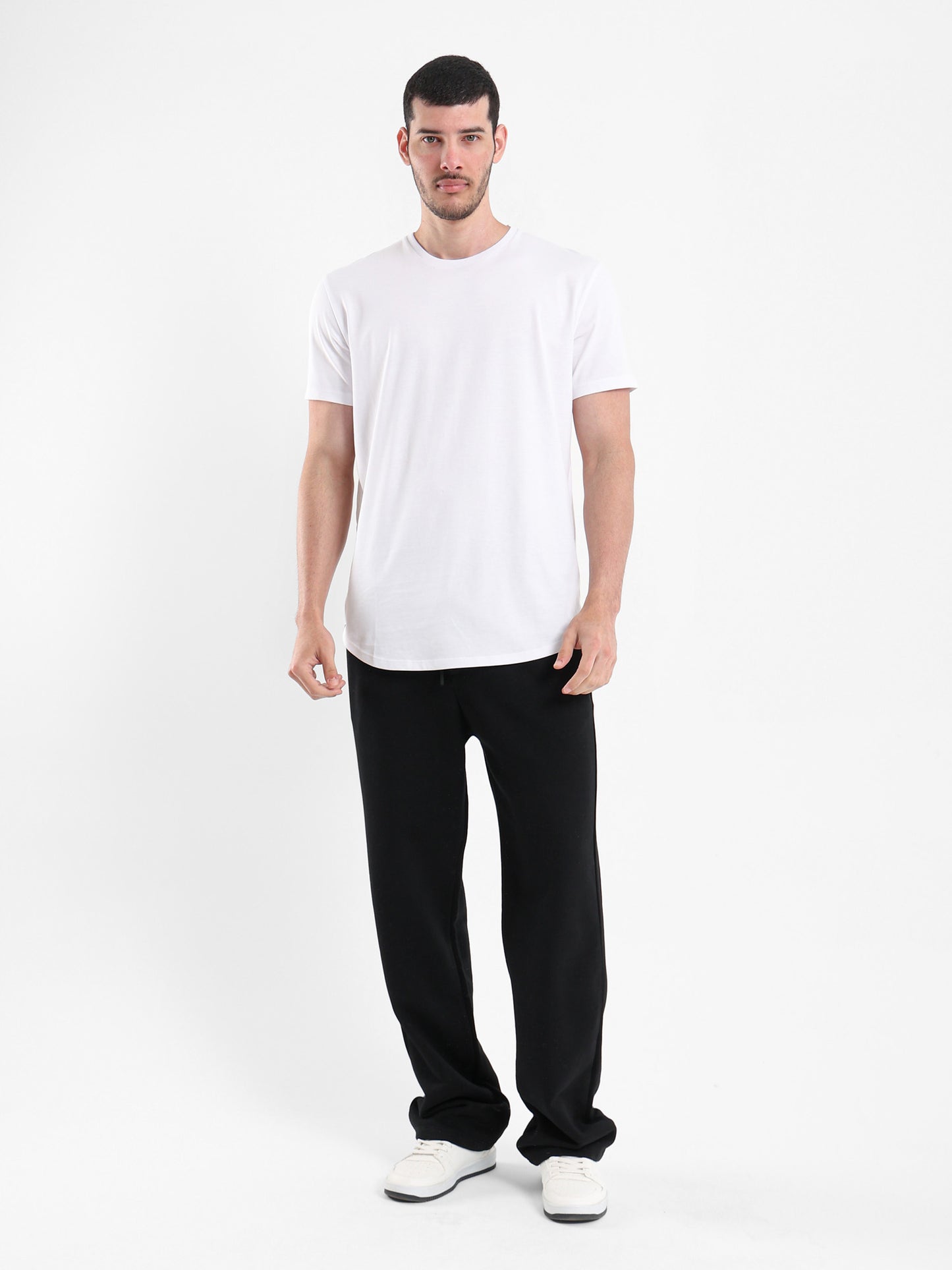 Longline T-Shirt with Side Zipper