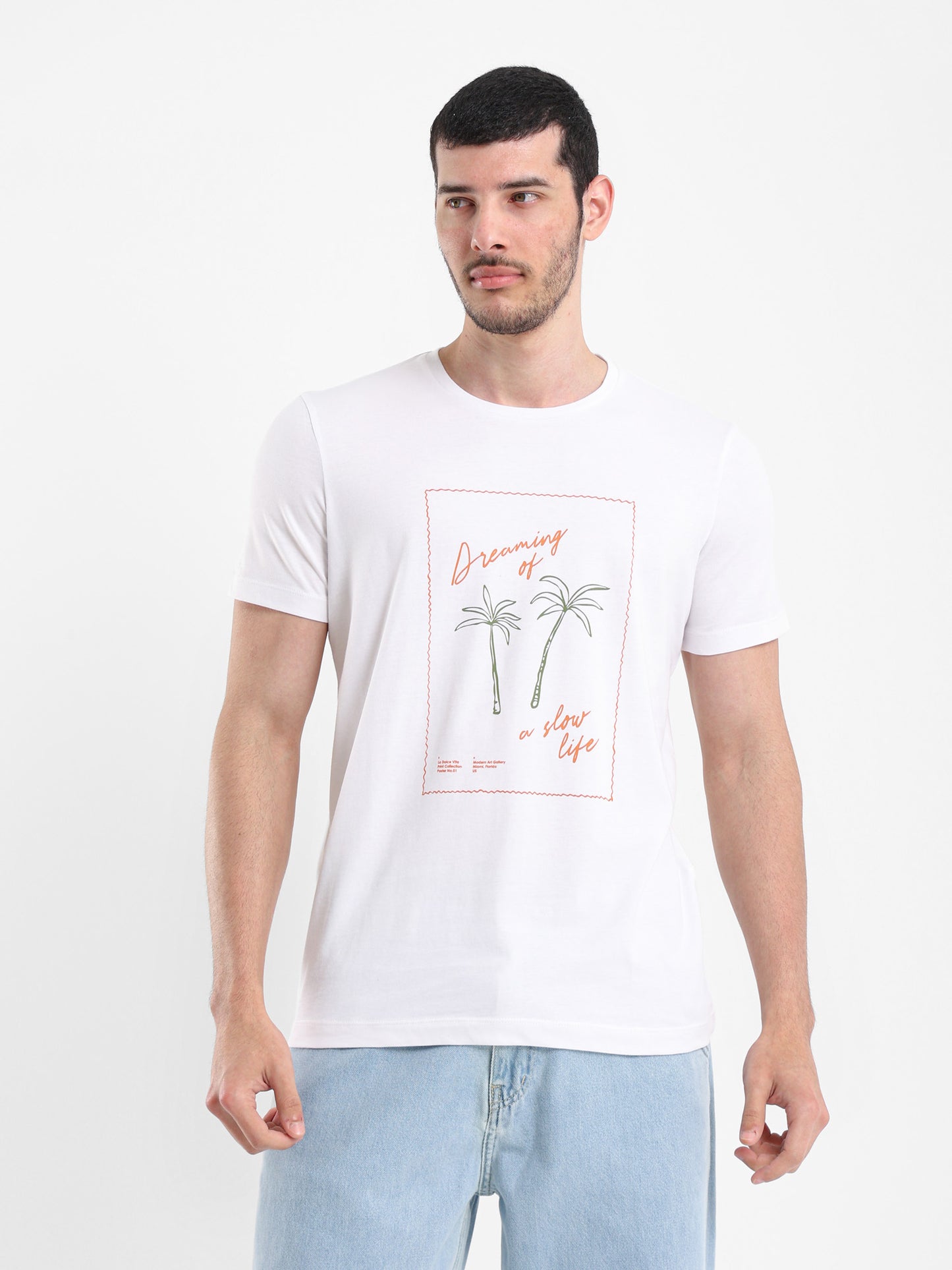 Dream of a Slow Life Printed T-Shirt