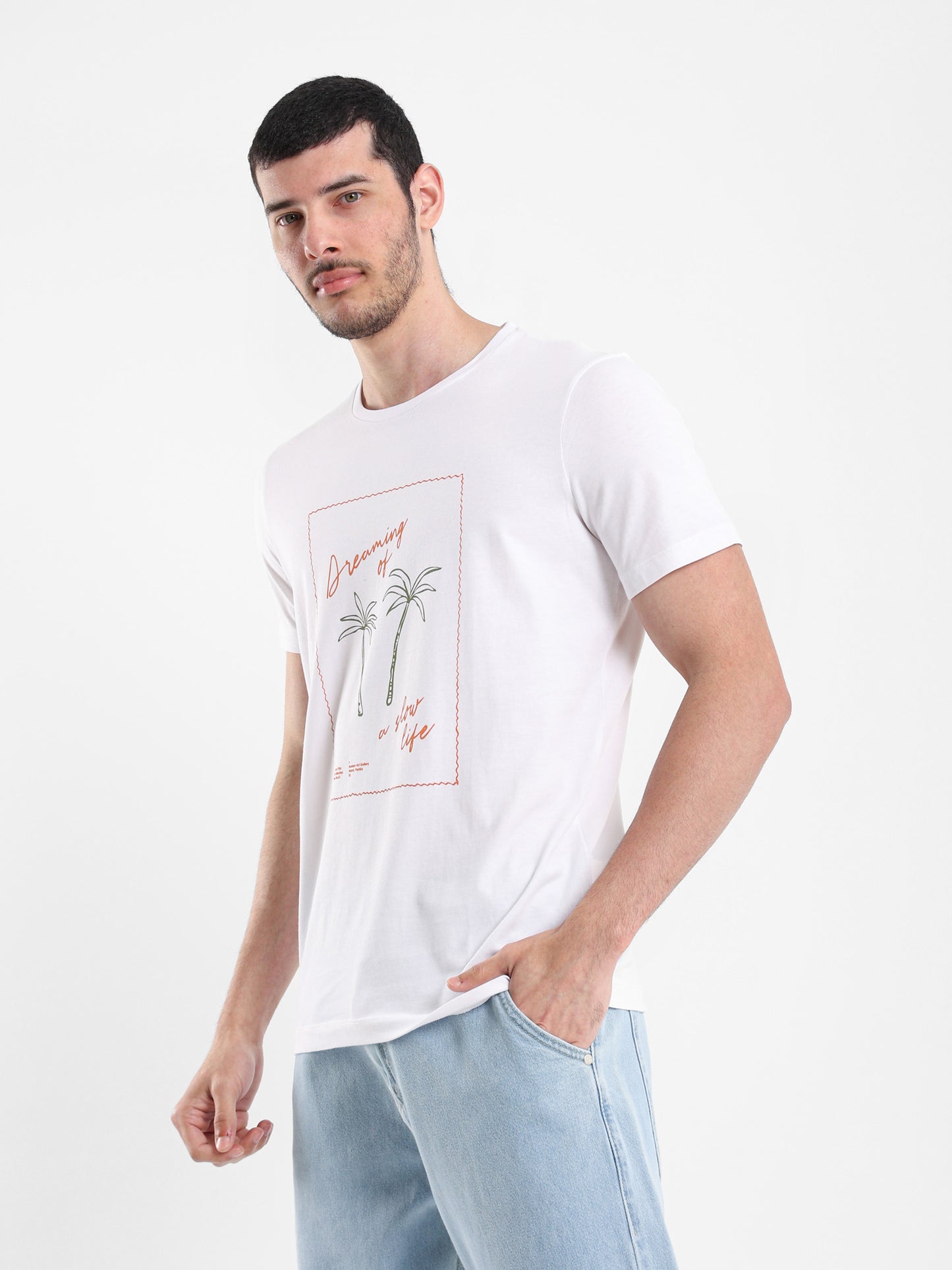 Dream of a Slow Life Printed T-Shirt