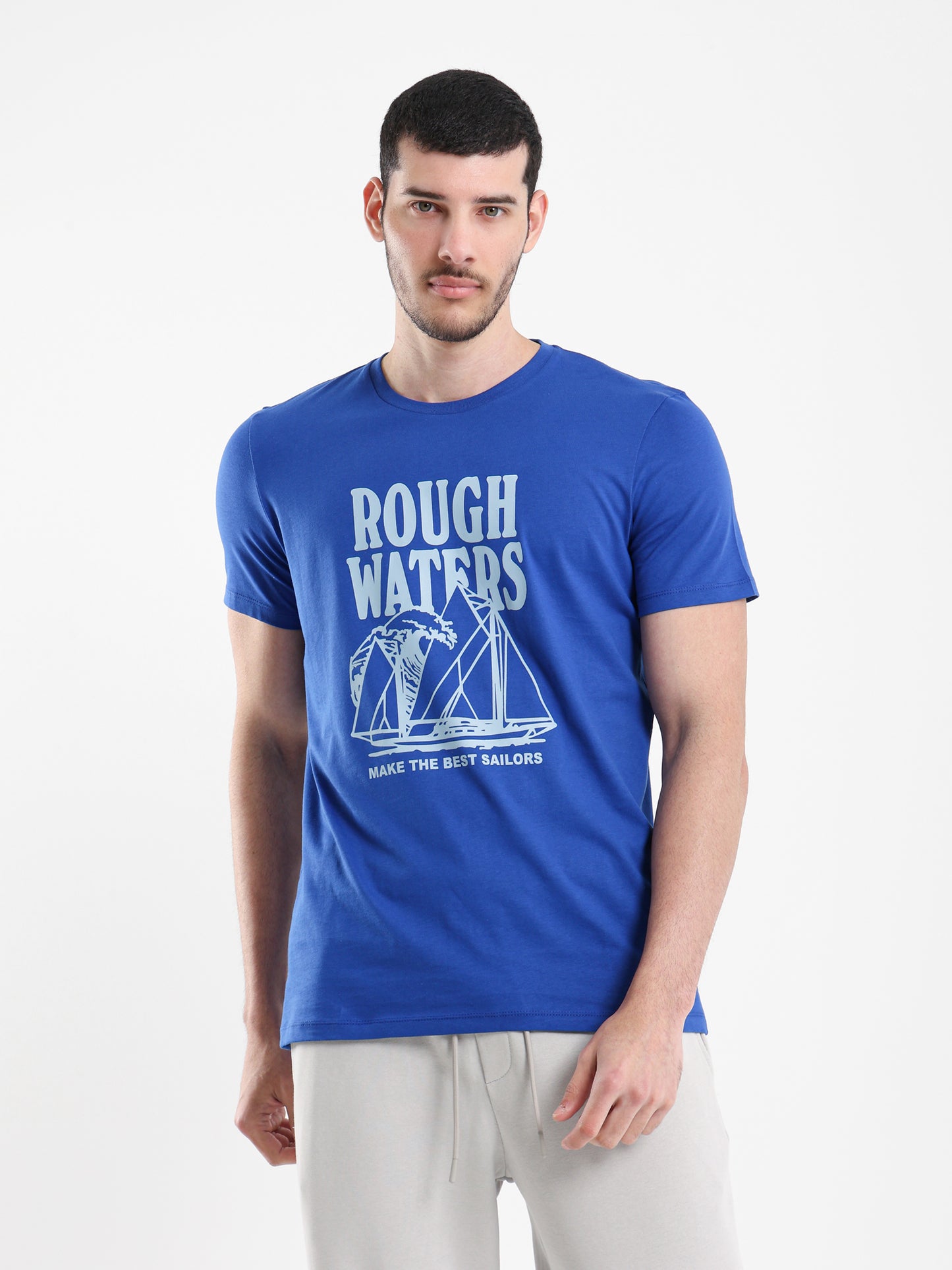 Rough Waters Printed T-Shirt