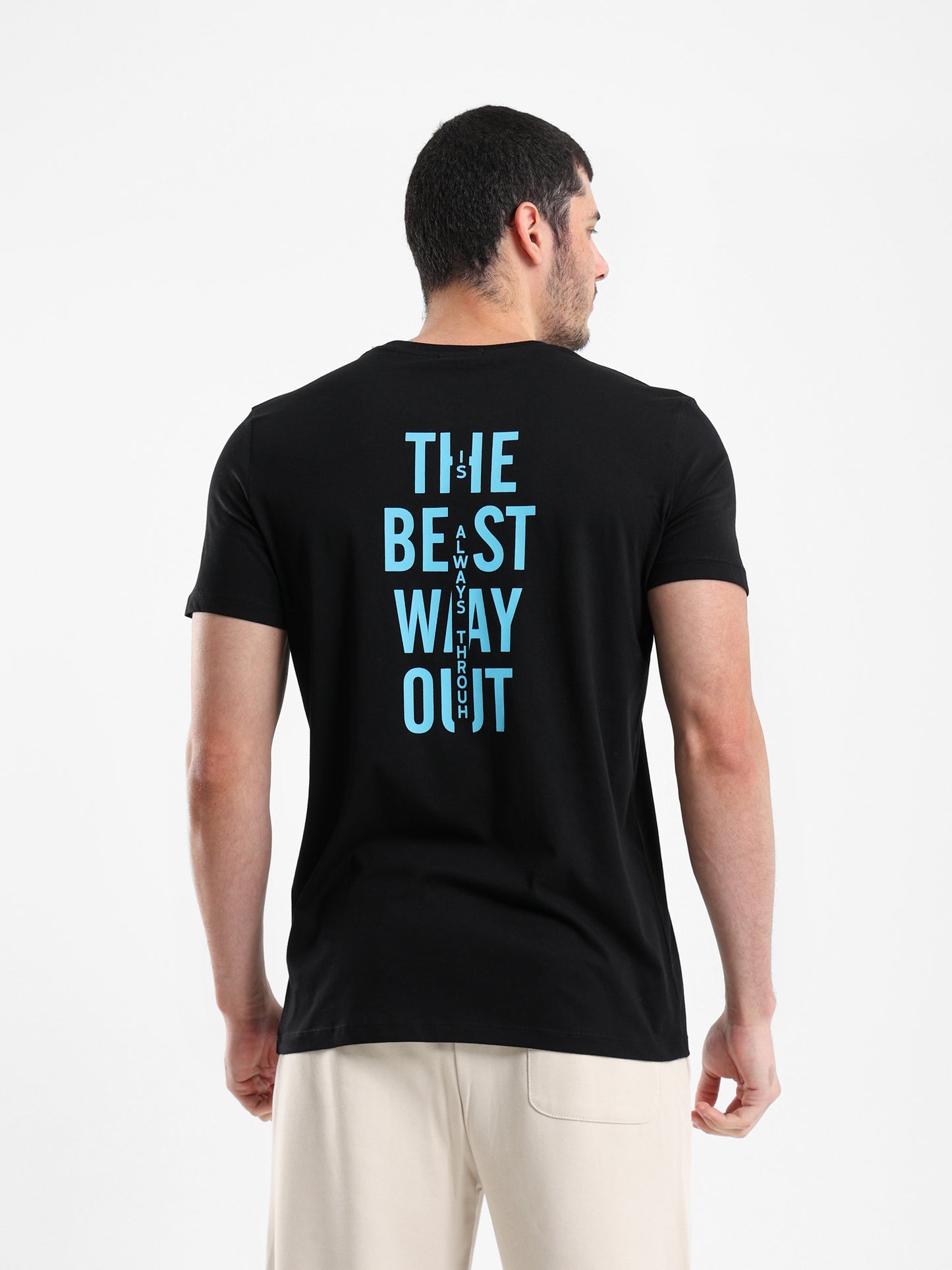 "The Best Way Out" Back Print T-Shirt