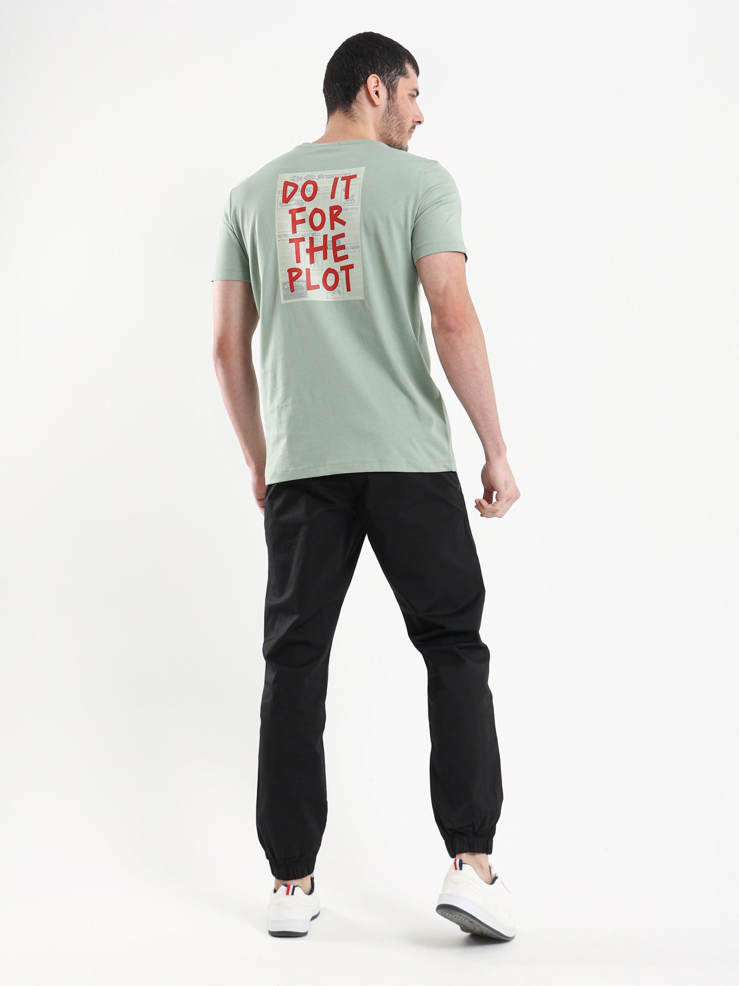 "Do It For The Plot" Back Print T-Shirt