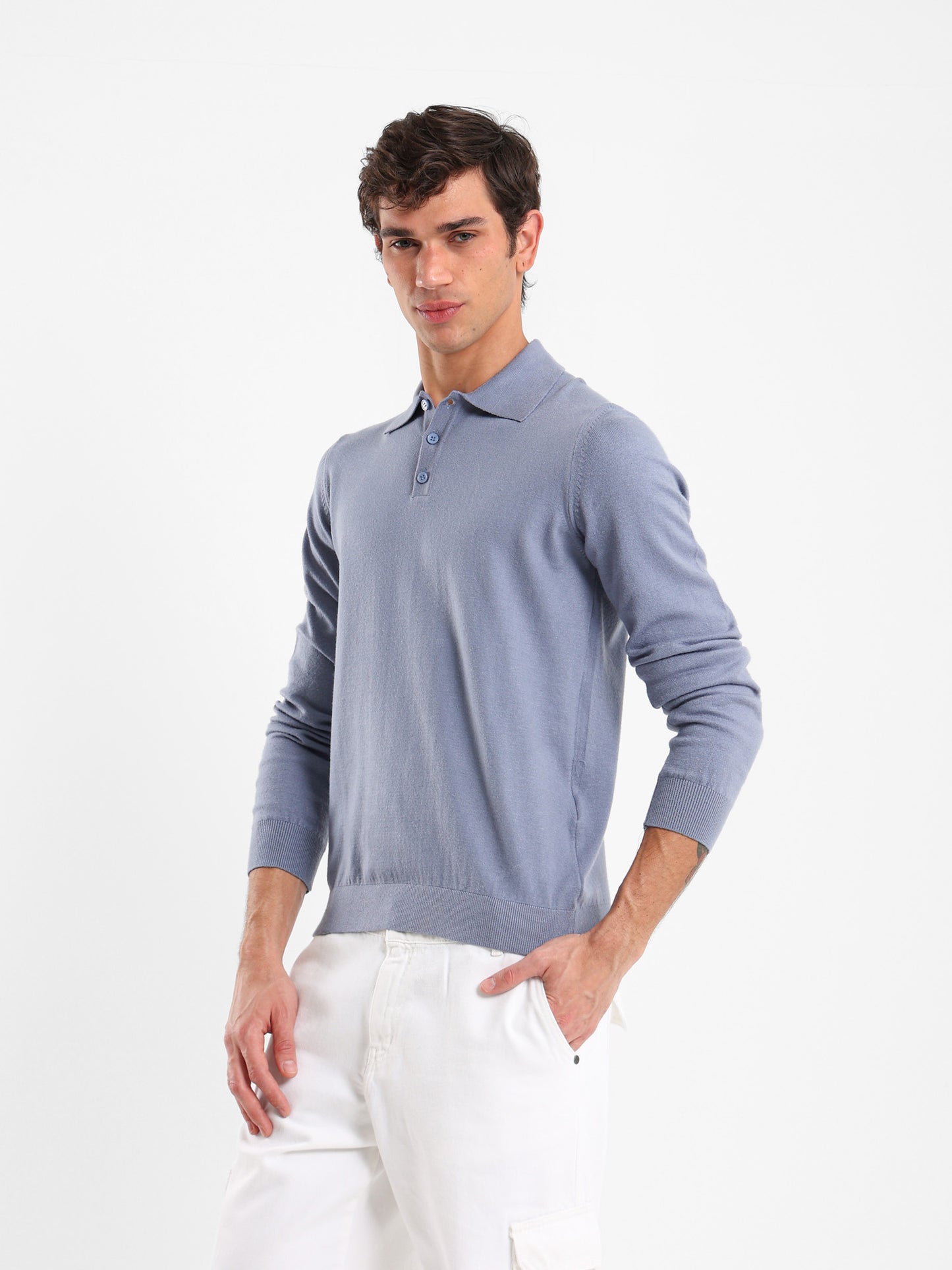 Long Sleeve Polo Shirt