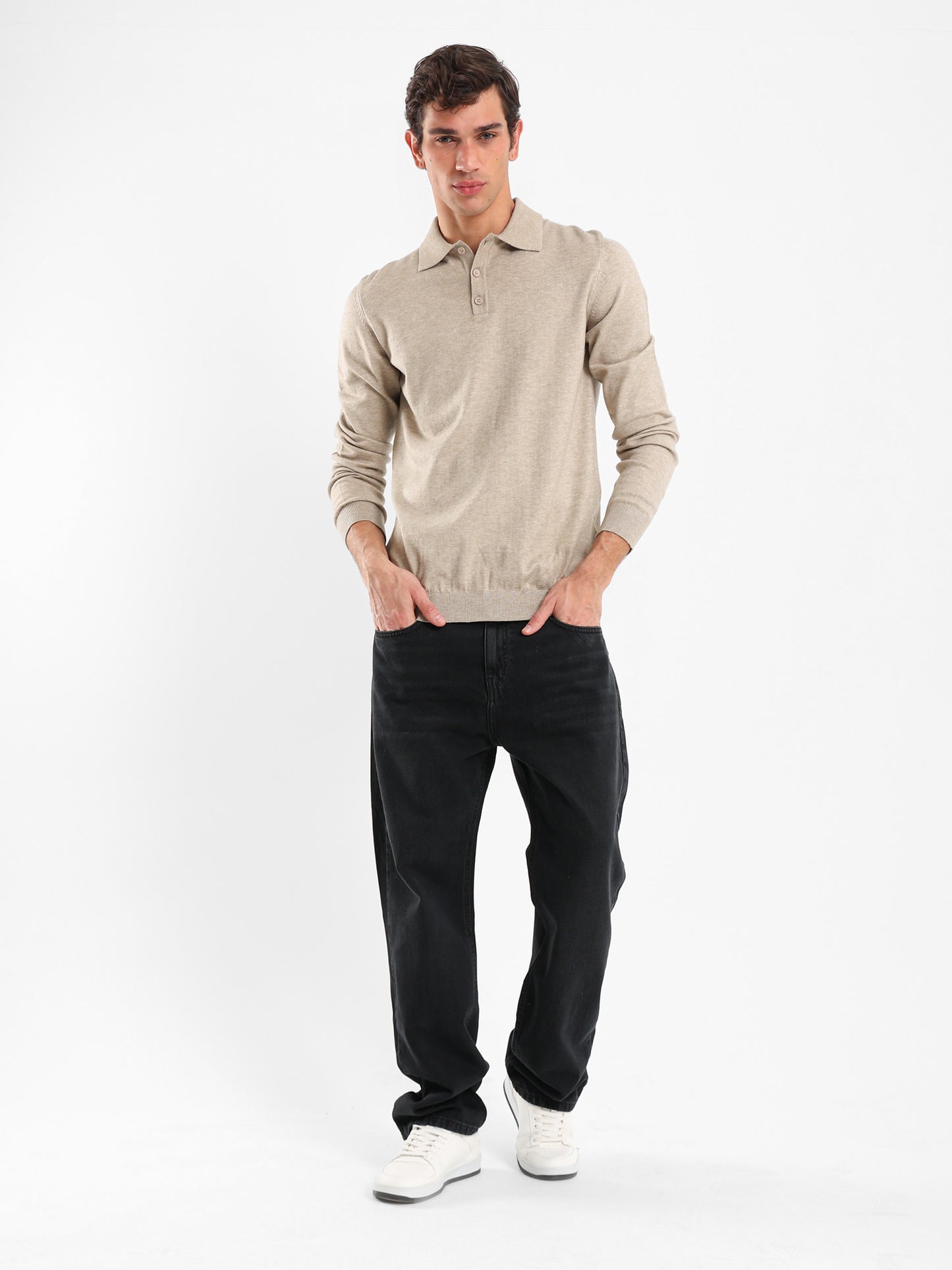 Long Sleeve Polo Shirt
