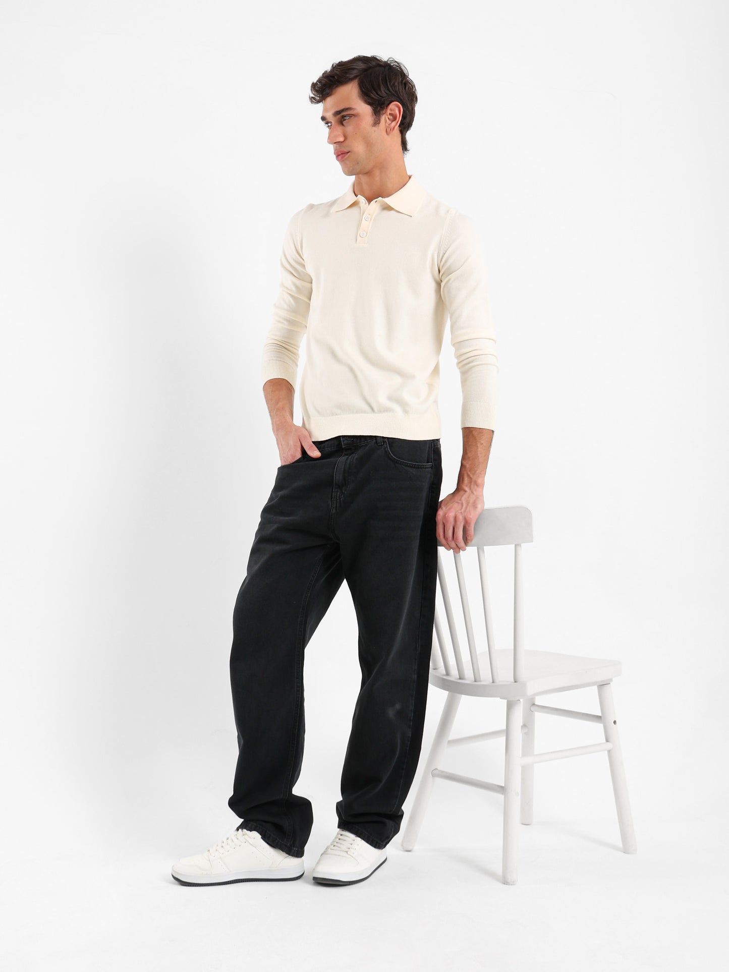 Long Sleeve Polo Shirt