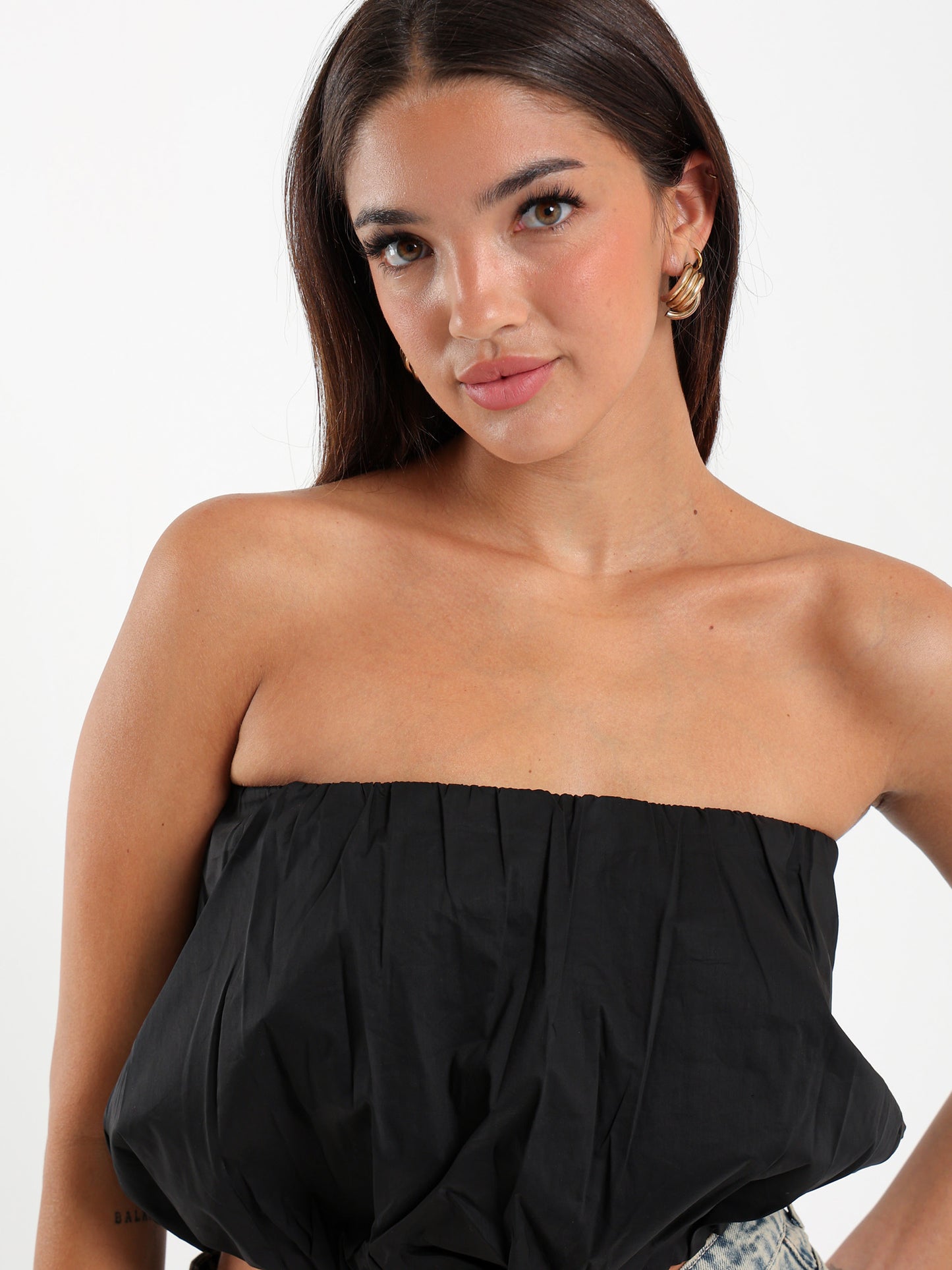 Strapless Bubble Top