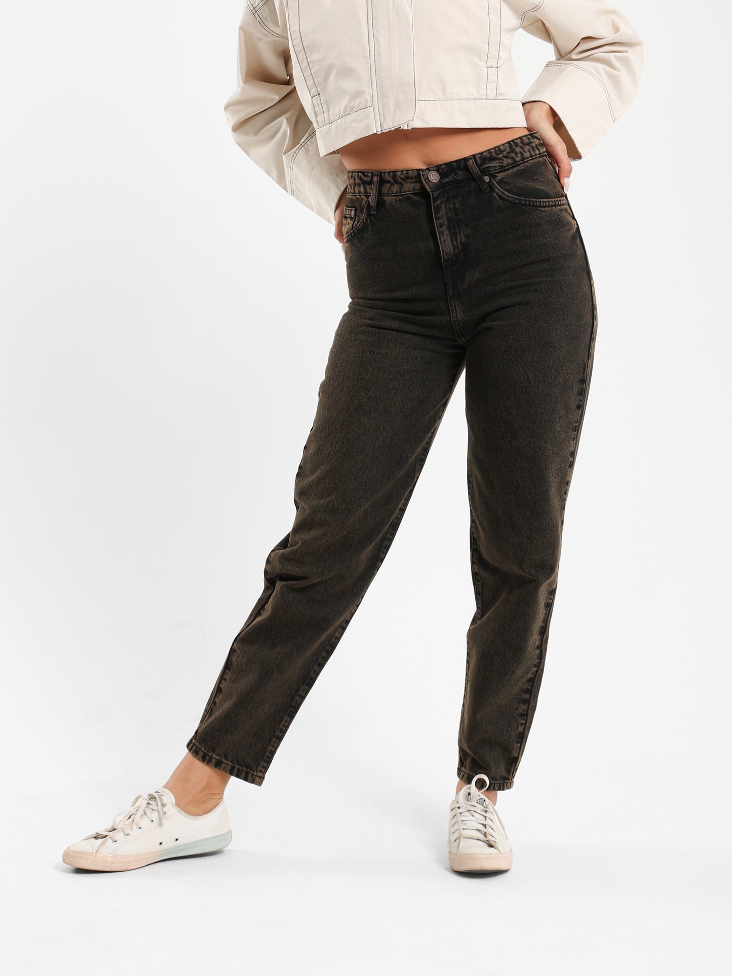 High waist Slouchy Mom Fit Jeans