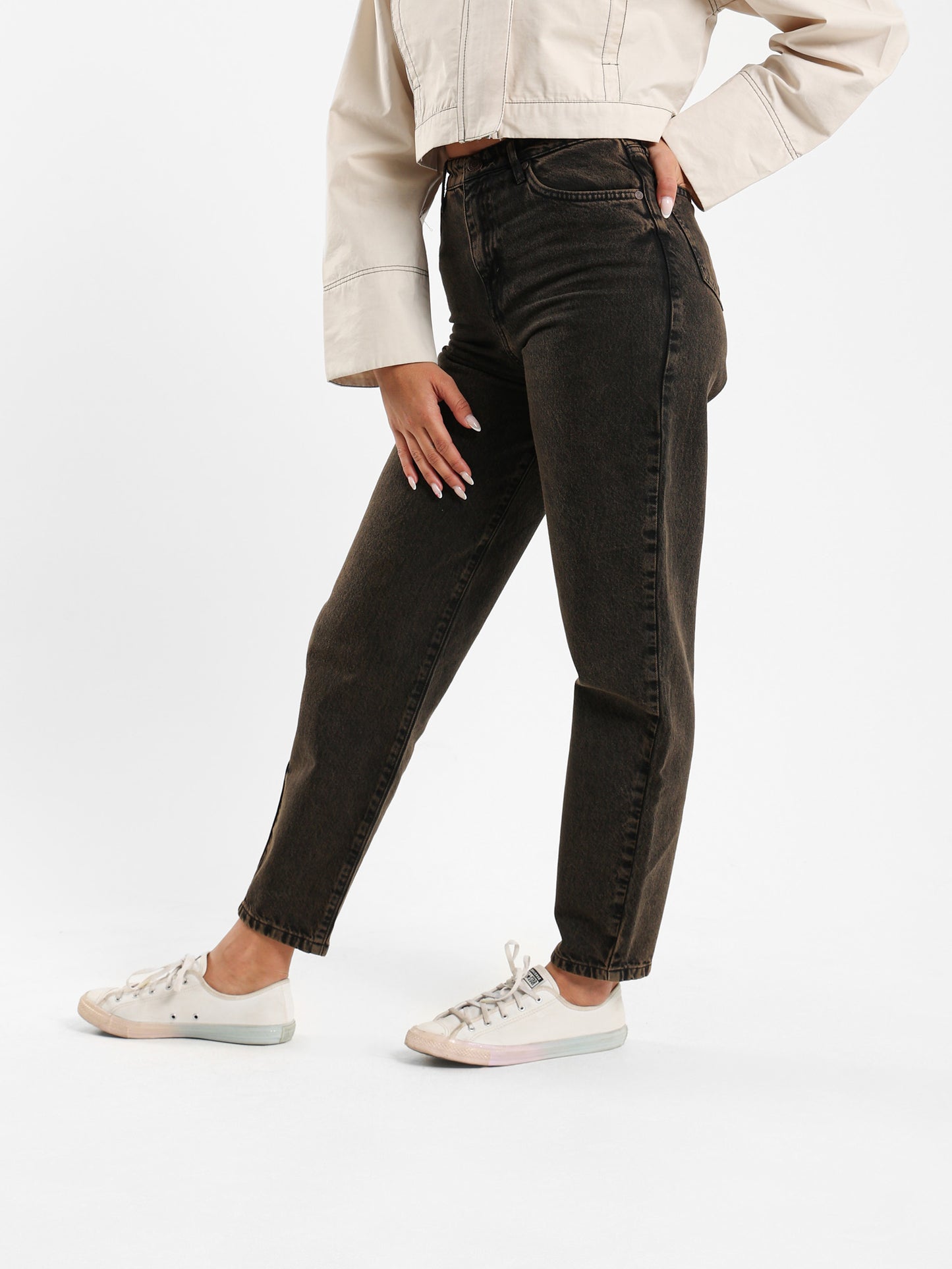High waist Slouchy Mom Fit Jeans