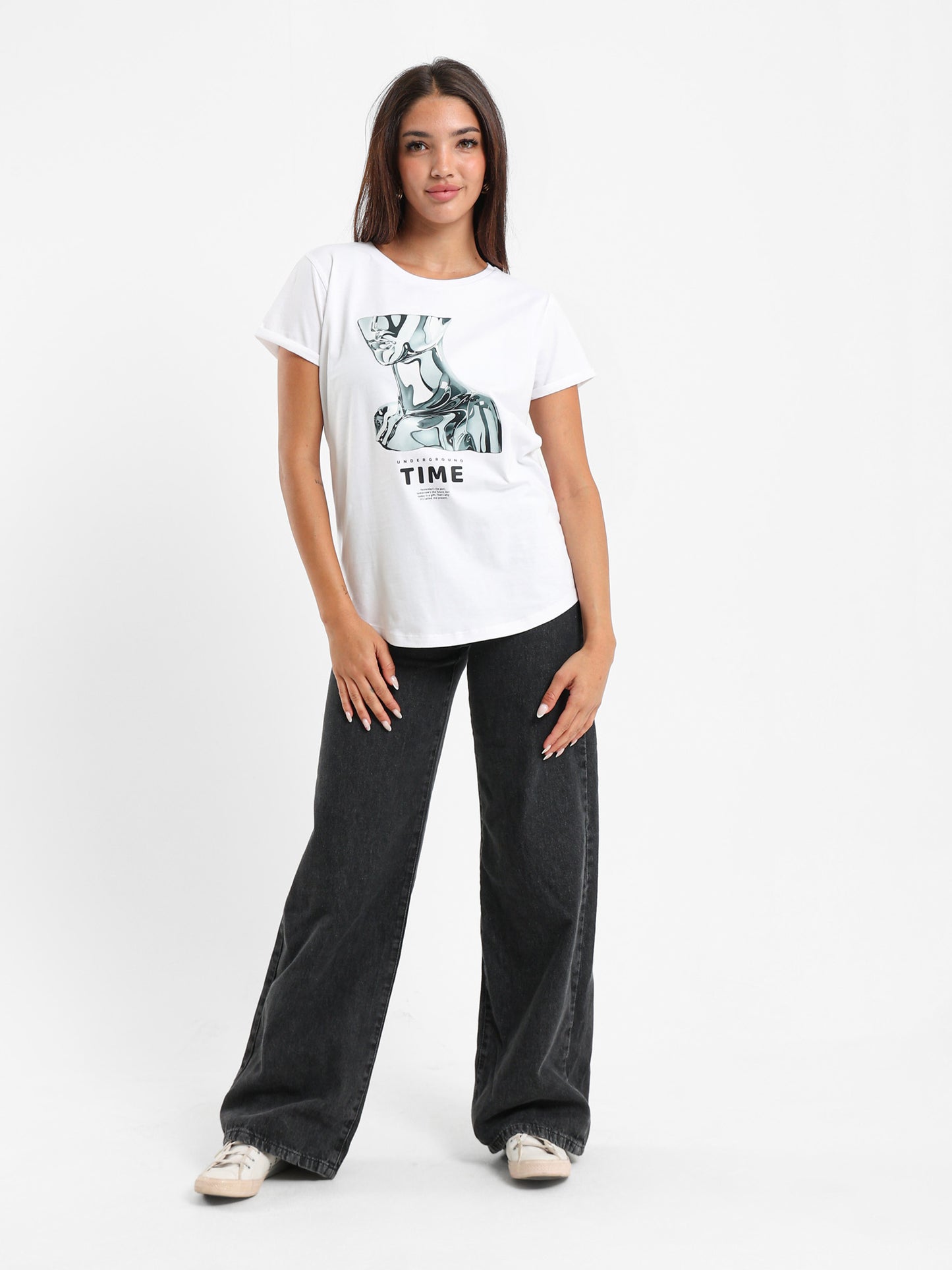 Underground Time Printed T-Shirt