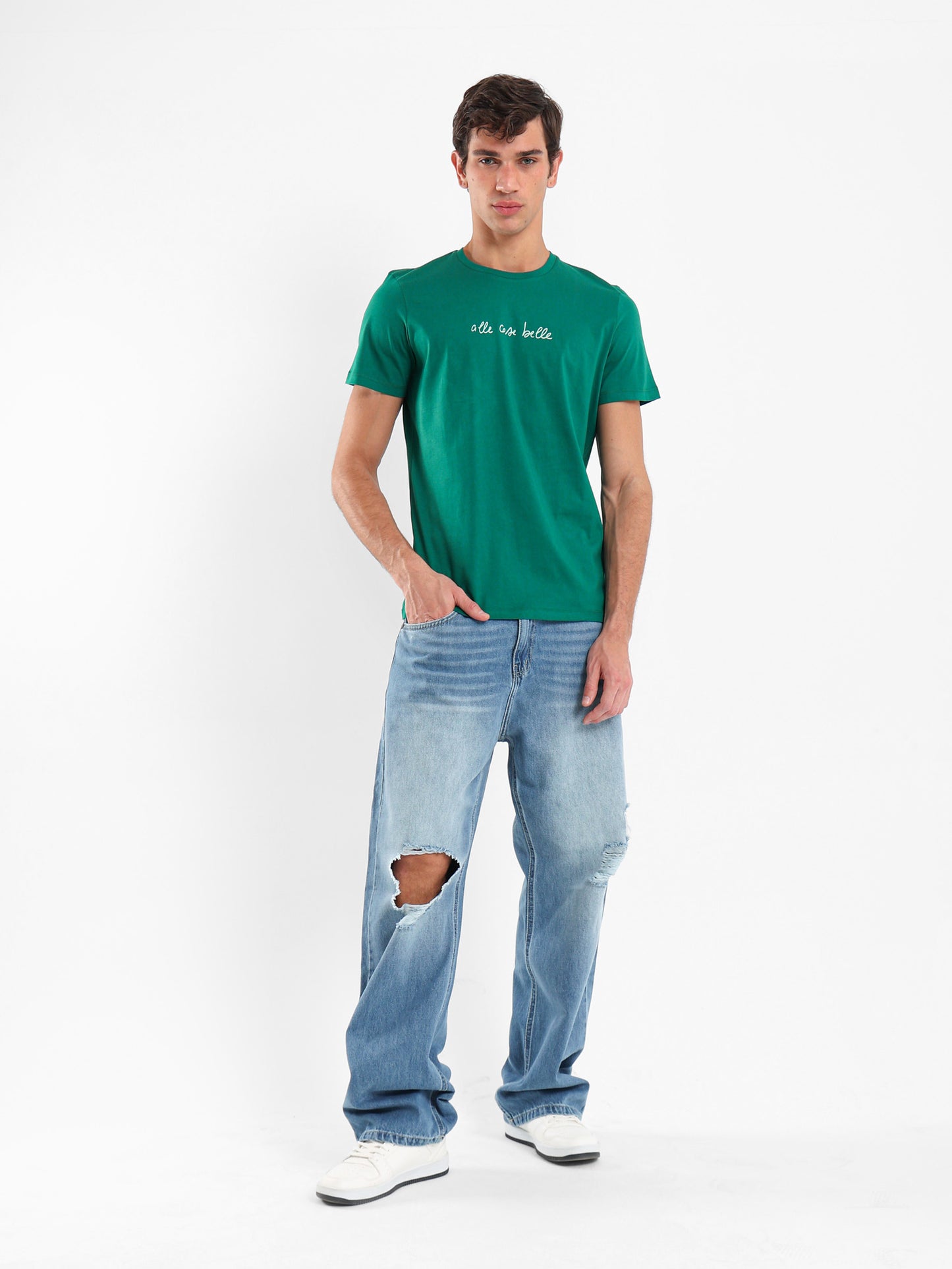 Text Printed T-Shirt