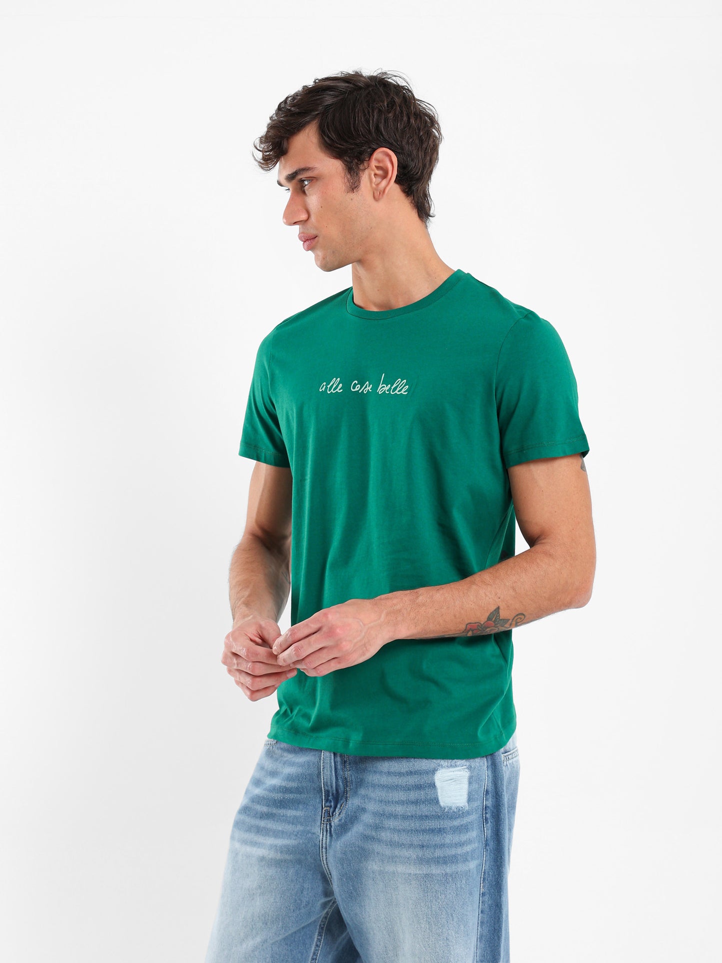Text Printed T-Shirt