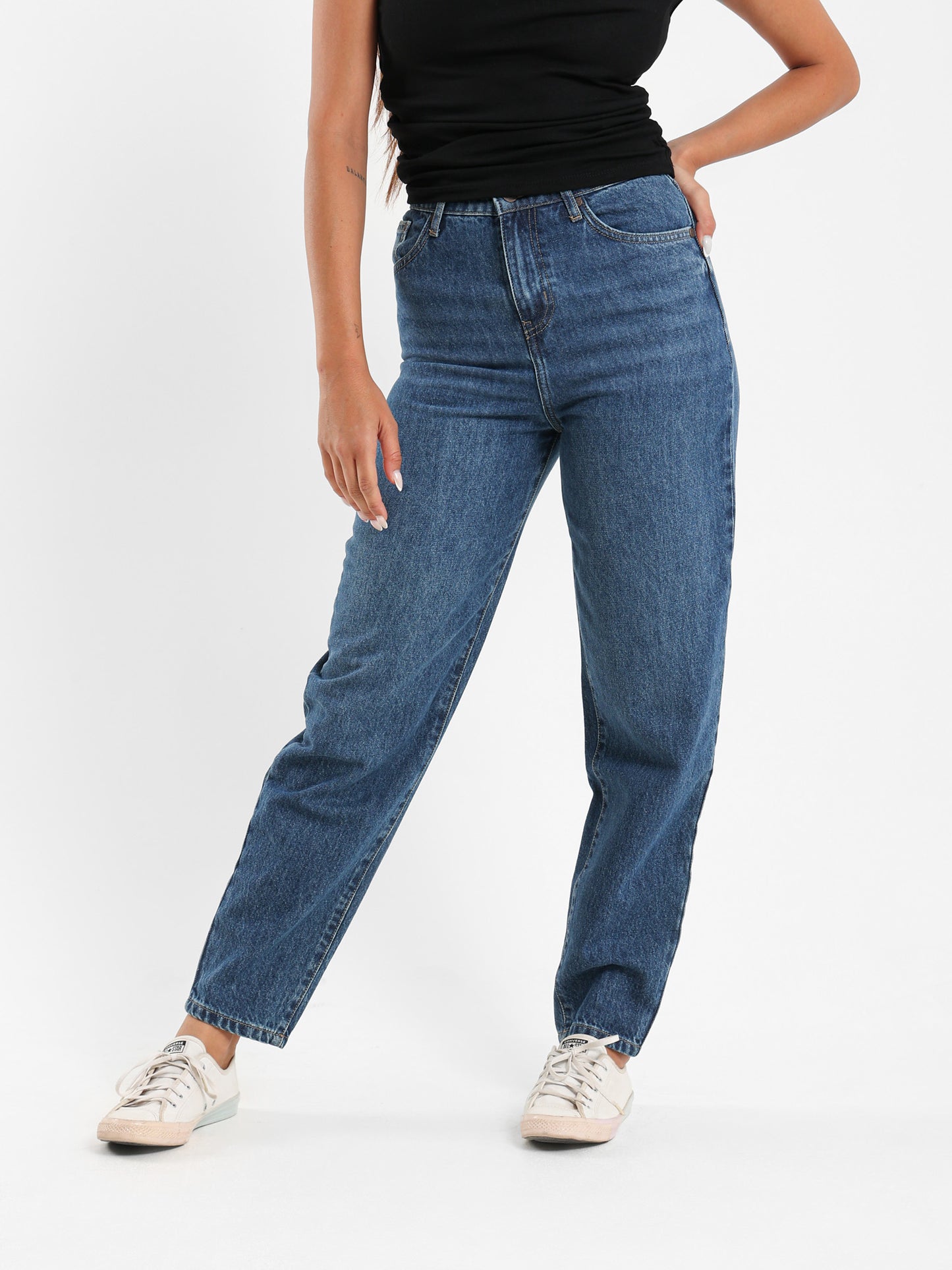 High waist Slouchy Mom Fit Jeans