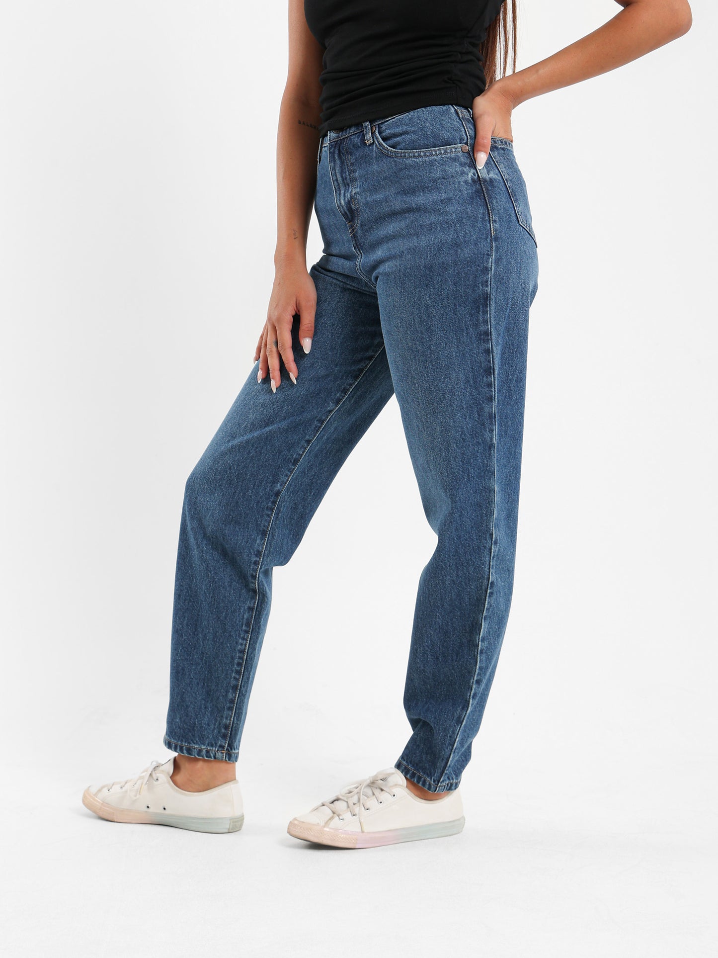 High waist Slouchy Mom Fit Jeans