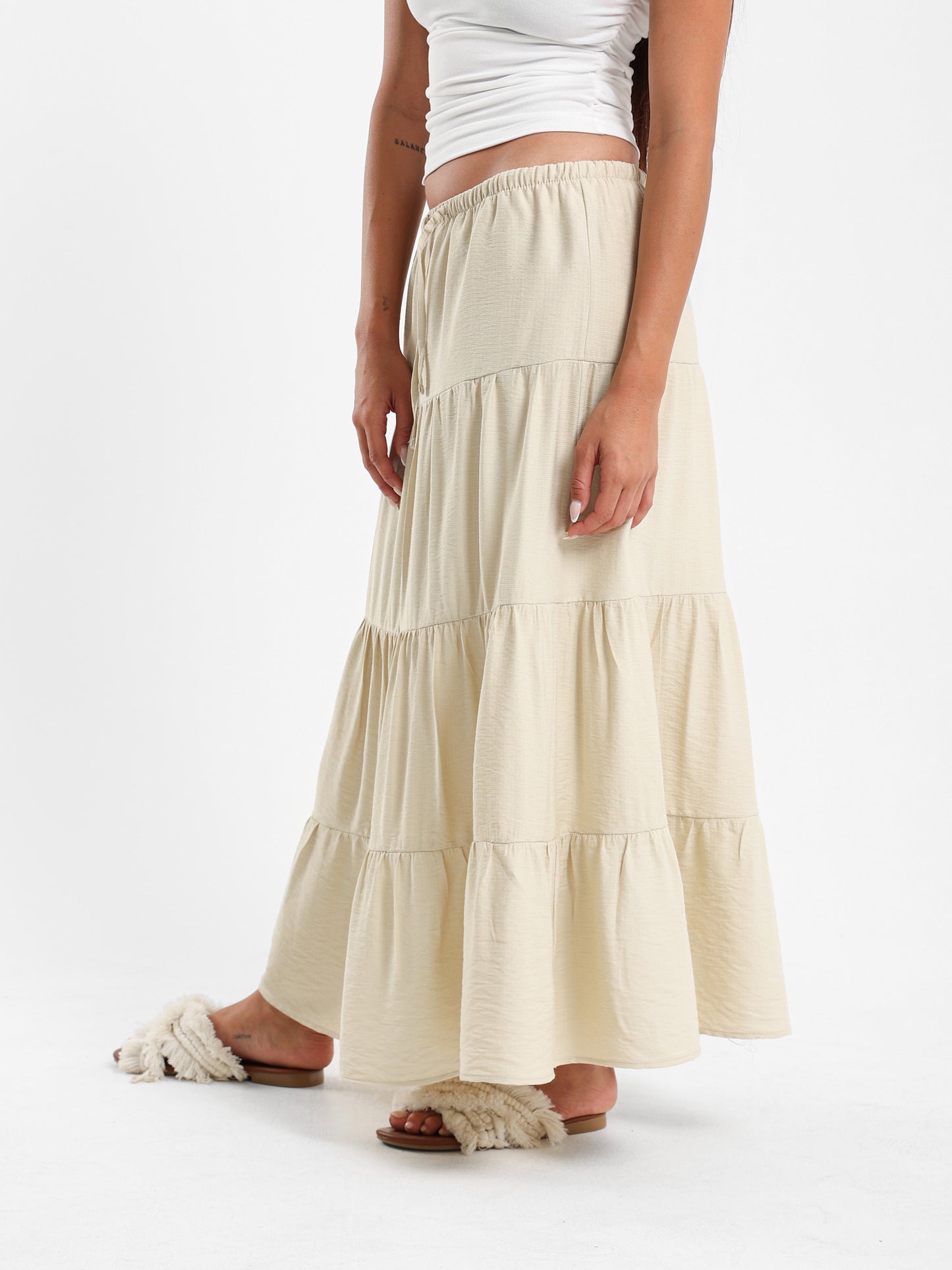 Tiered Maxi Skirt