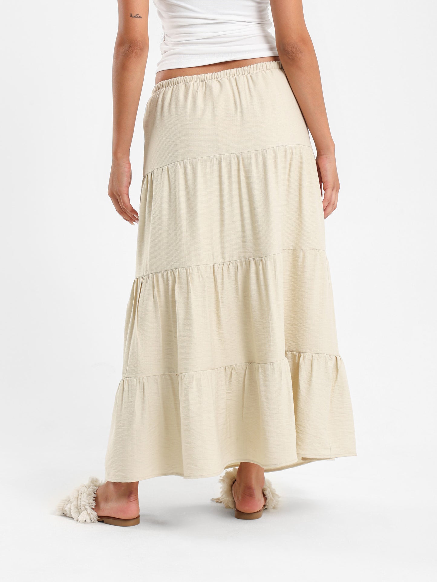 Tiered Maxi Skirt