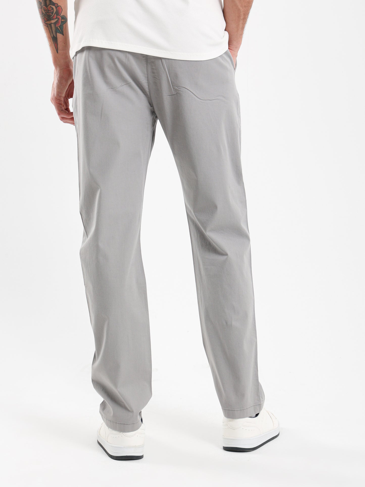 Front Pleated Chino Pants