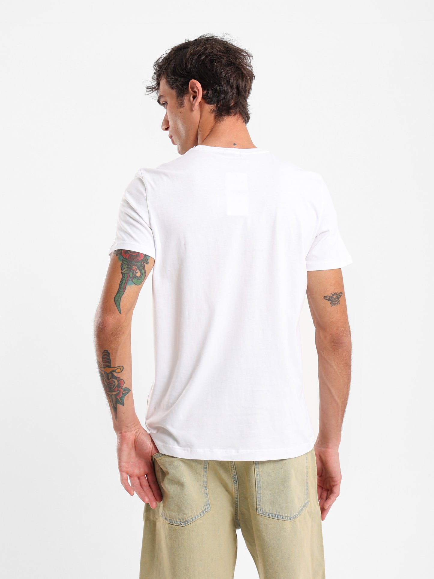 "Focus on The Good" Text Print T-Shirt