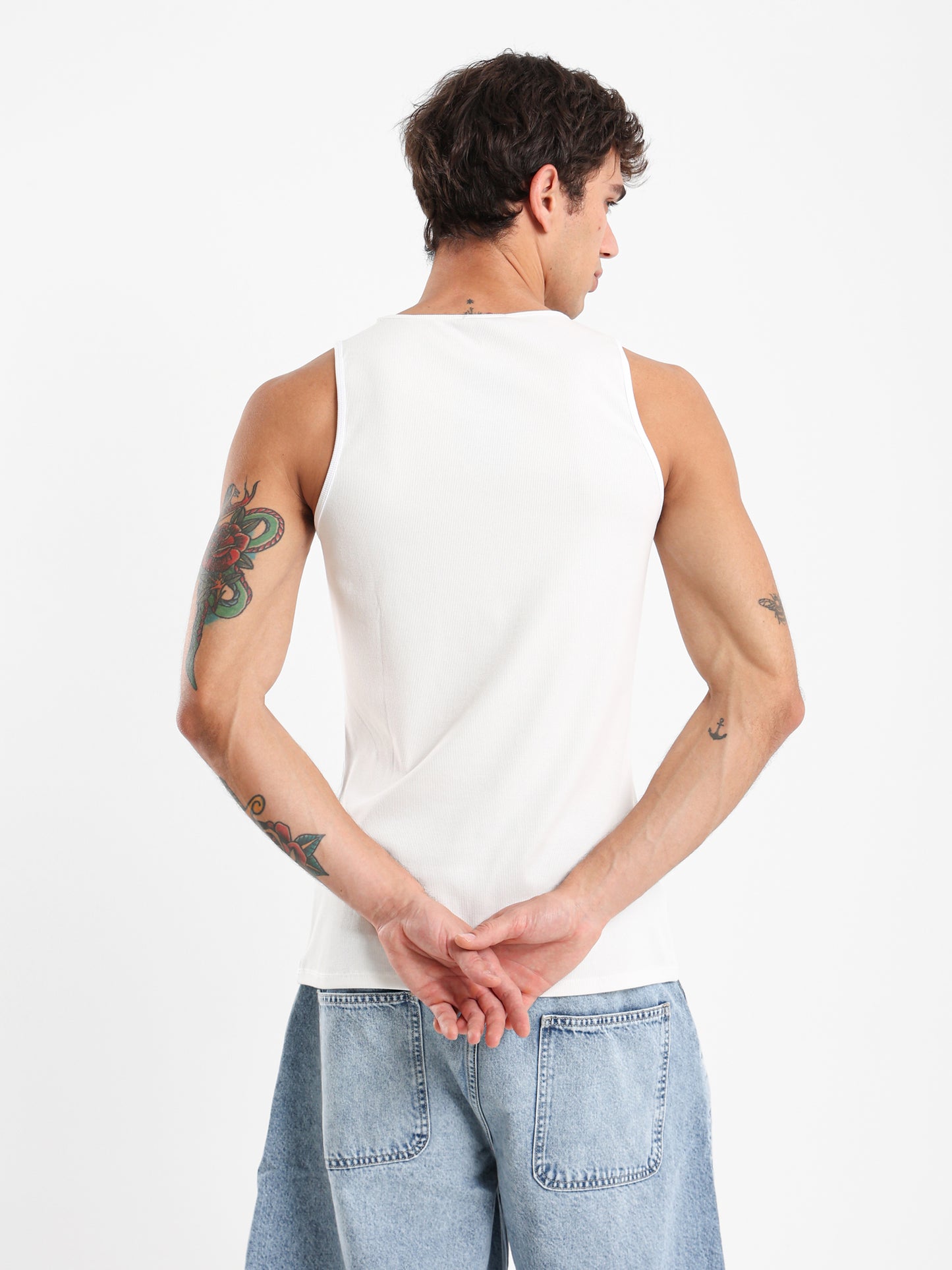 Ribbed Fitted Tank Top