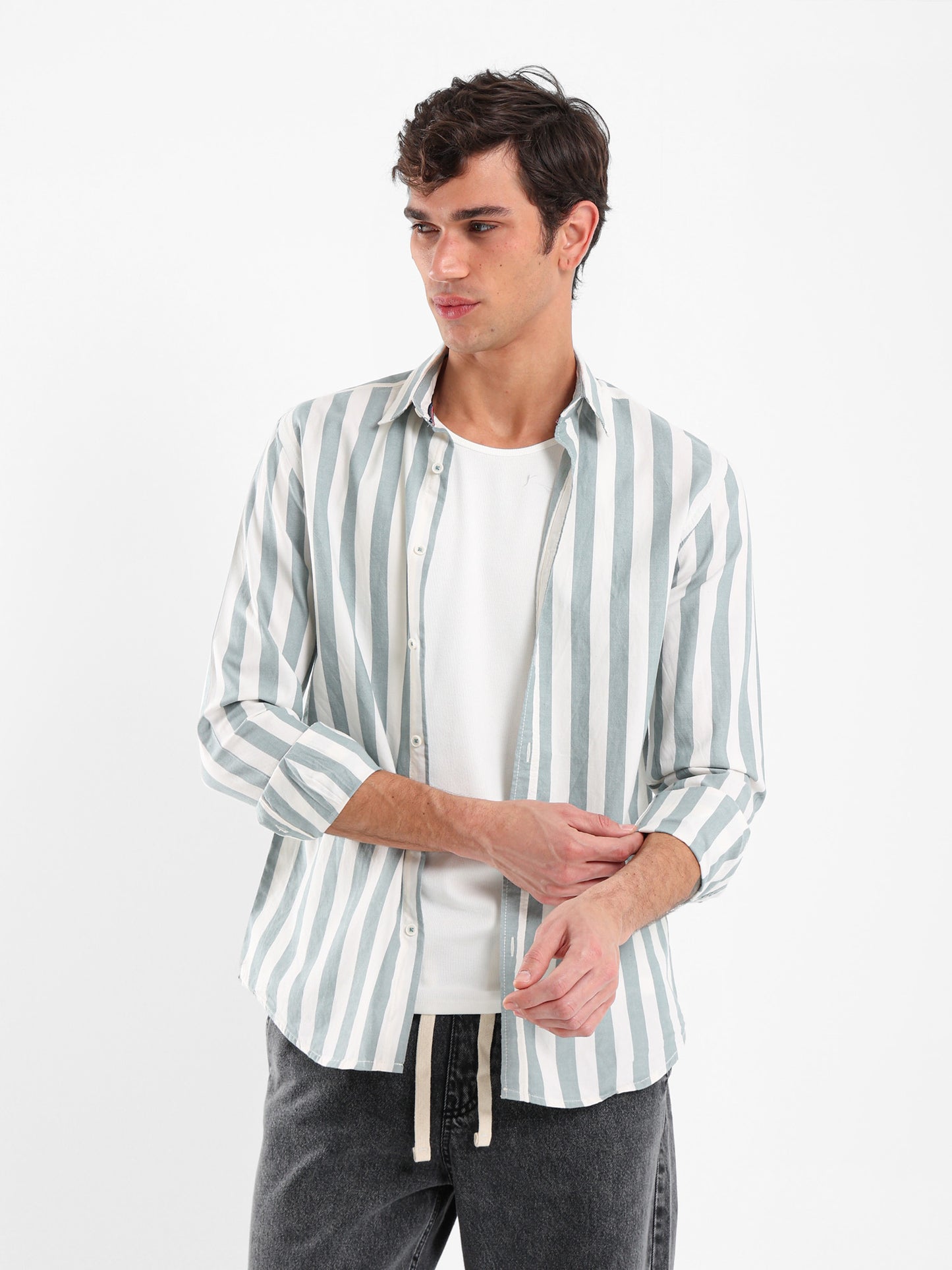 Wide Striped Shirt