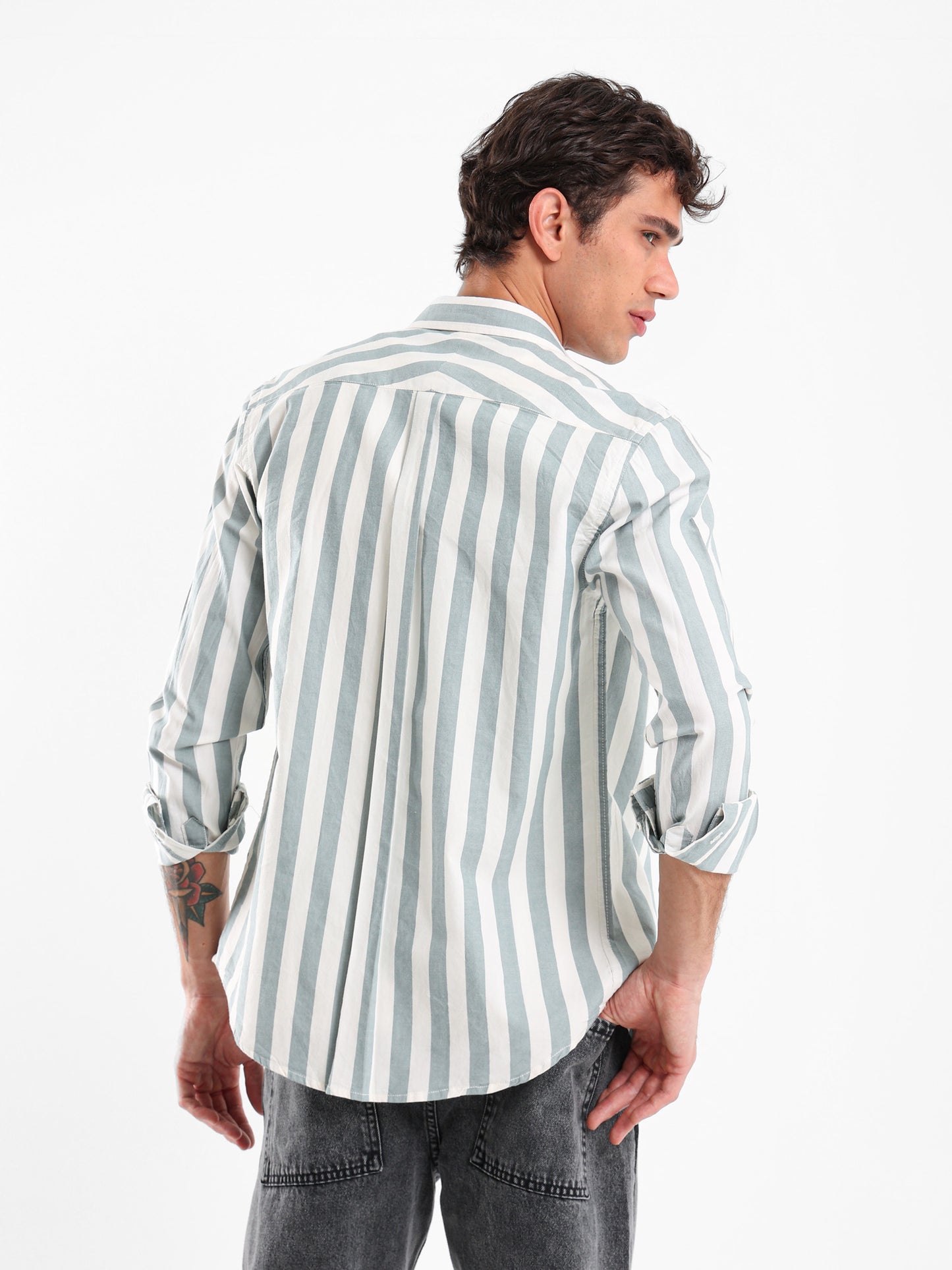 Wide Striped Shirt