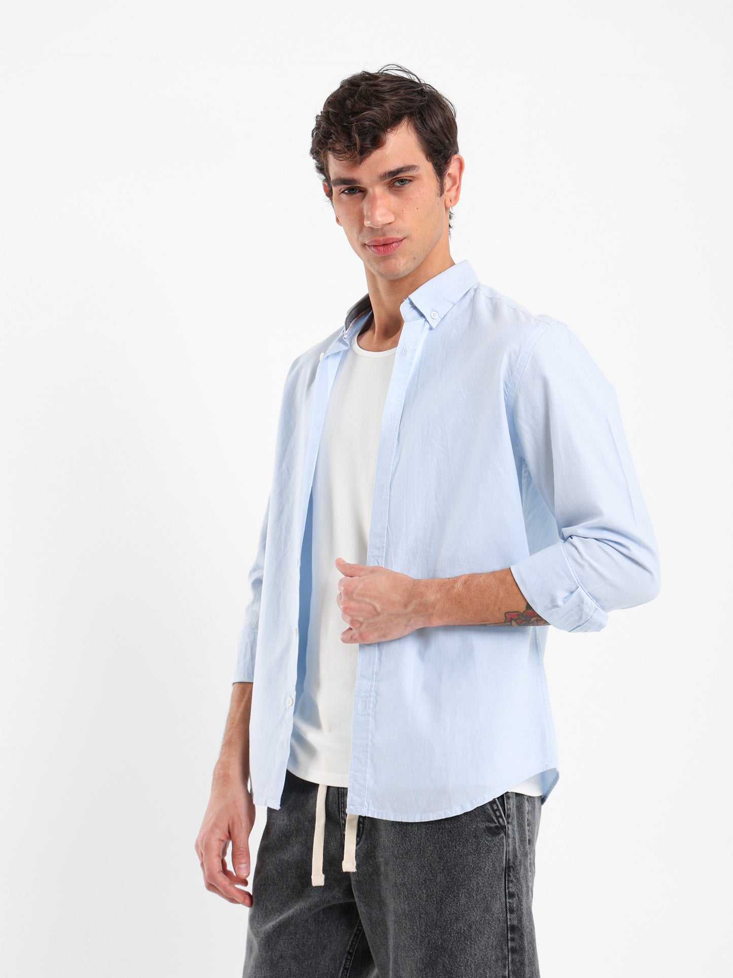 Basic Oxford Solid Shirt