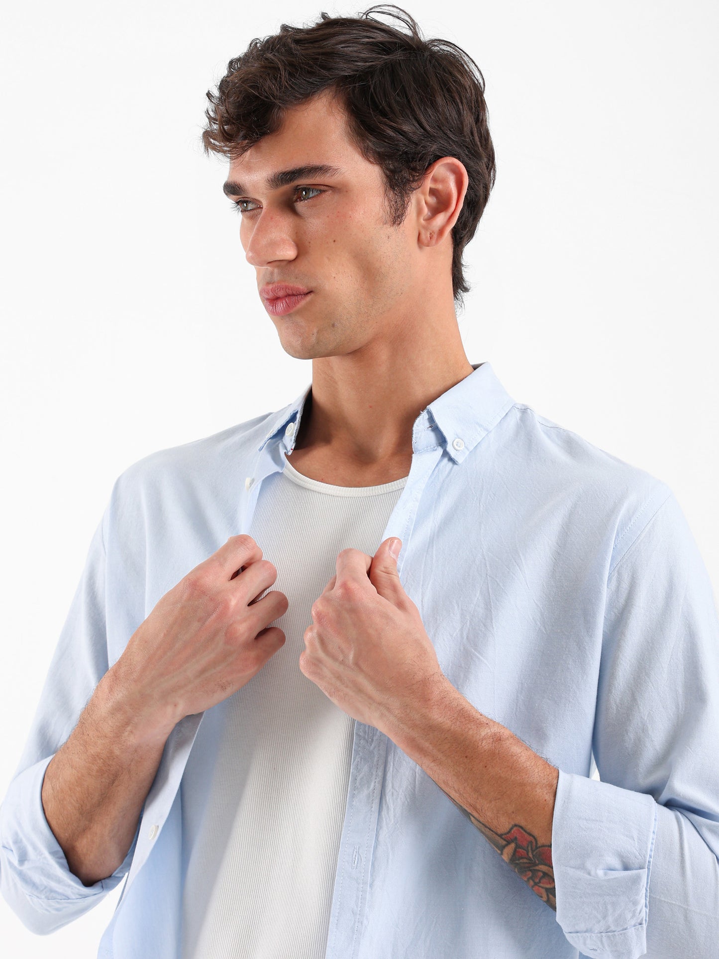 Basic Oxford Solid Shirt
