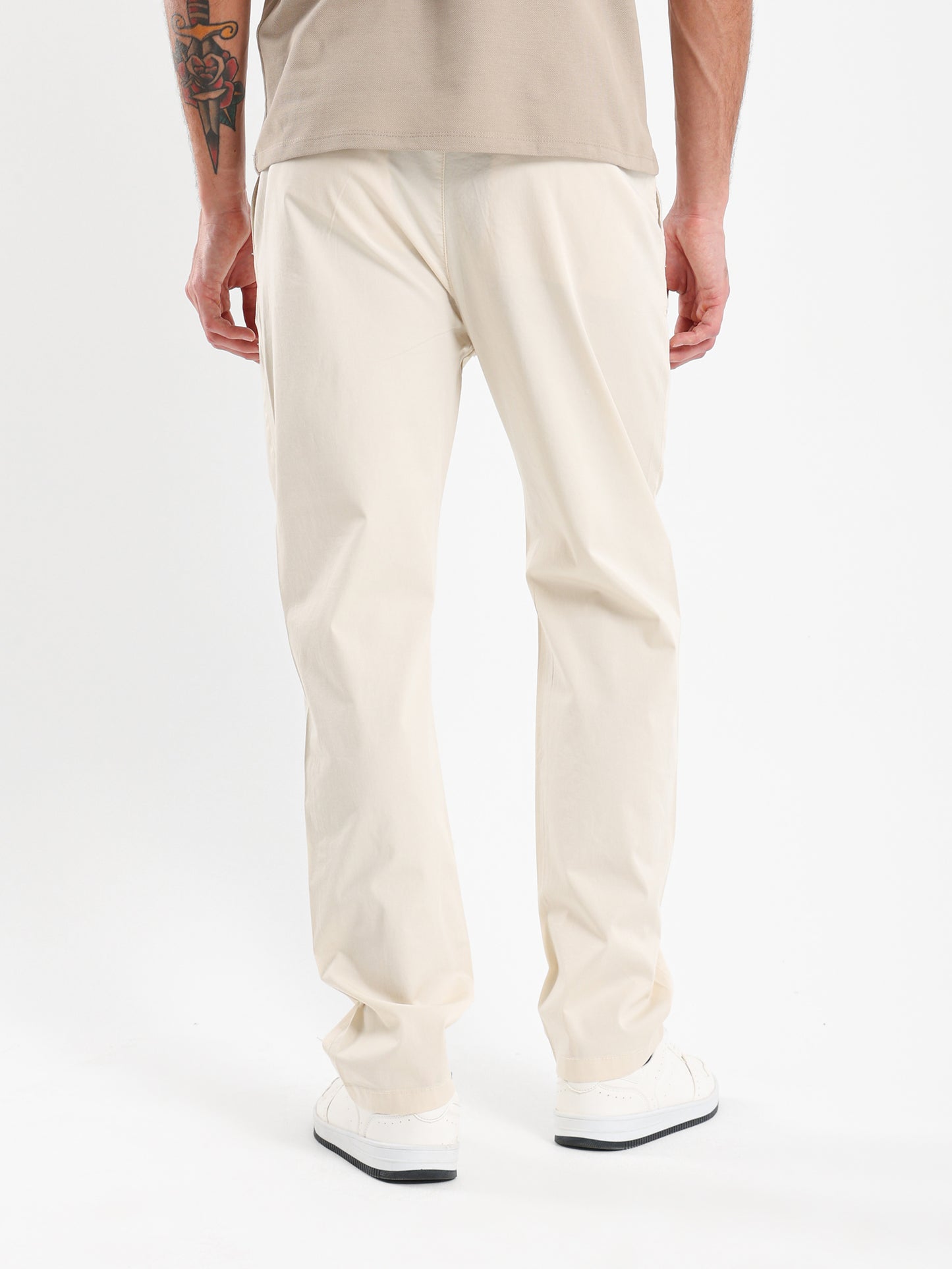 Front Pleated Chino Pants