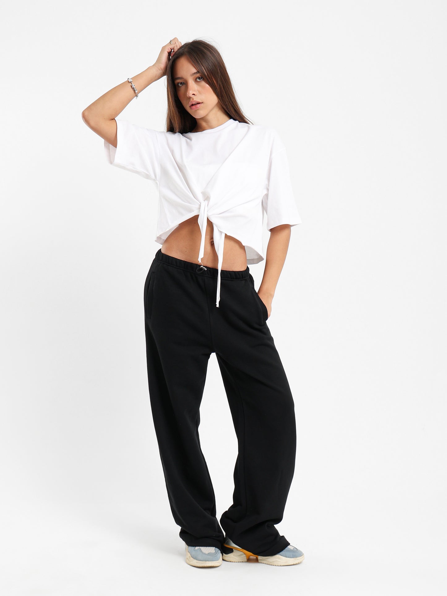 Elastic Waistband Pants