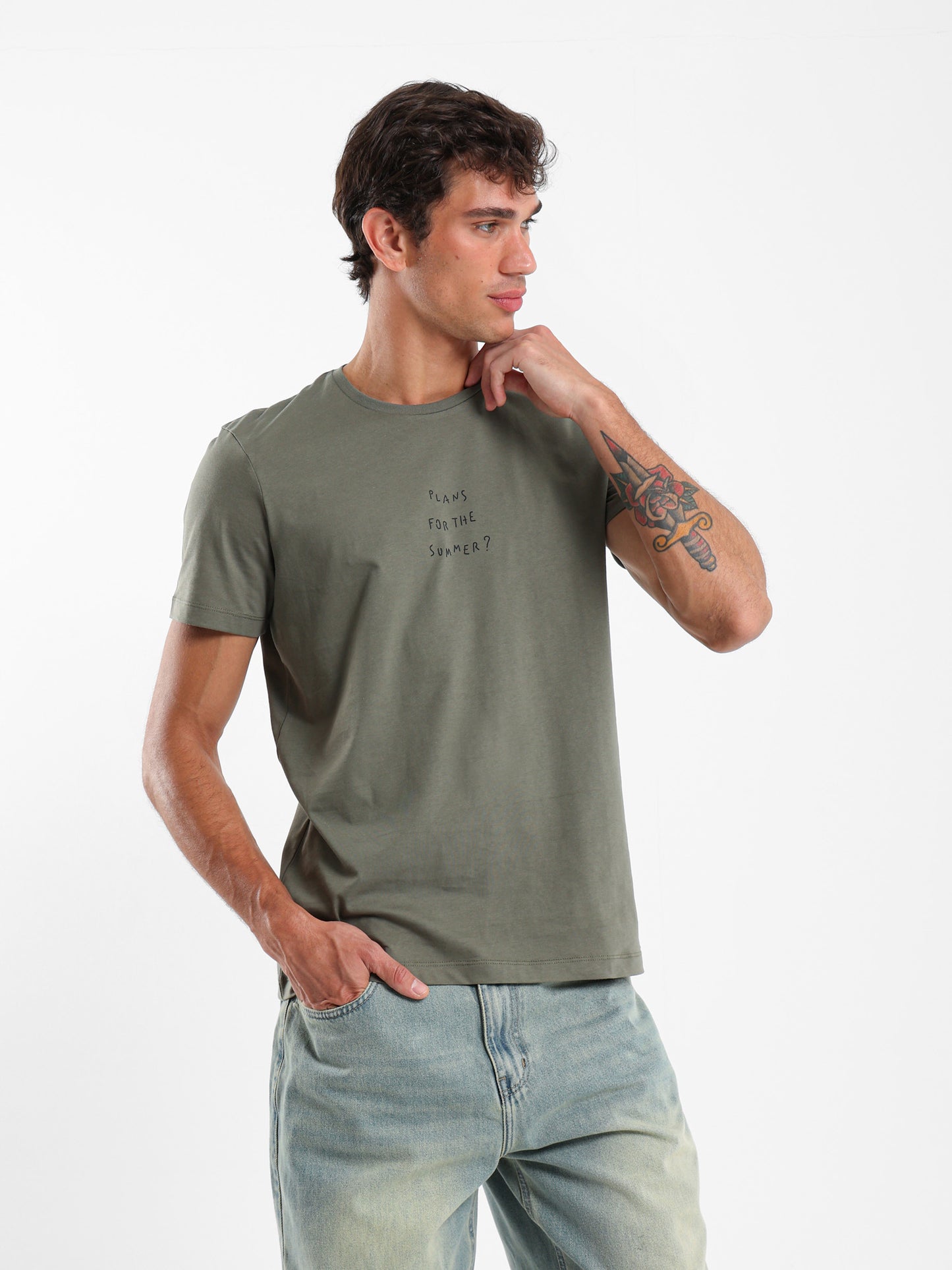 Plans For The Summer Round Neck T-Shirt