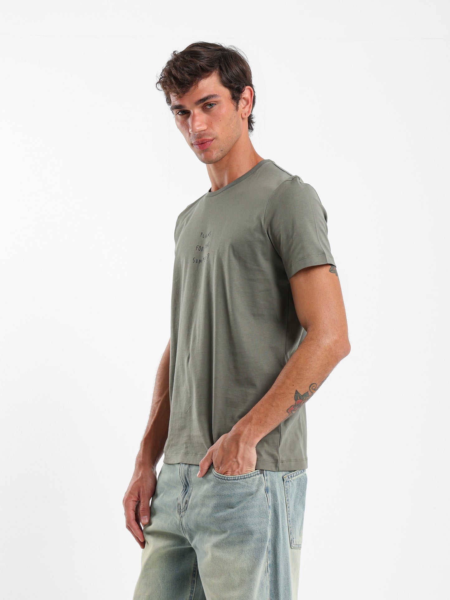 Plans For The Summer Round Neck T-Shirt