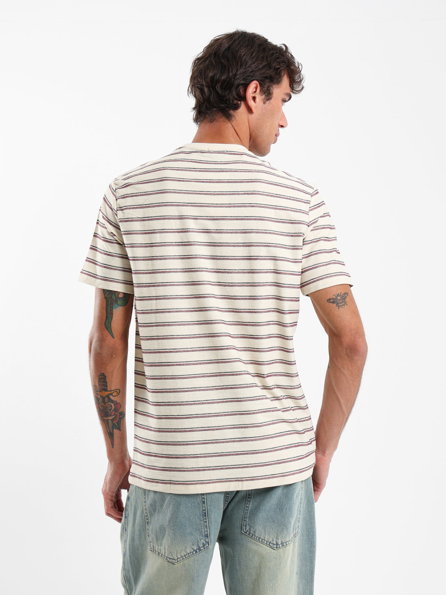 Striped Crew Neck T-Shirt