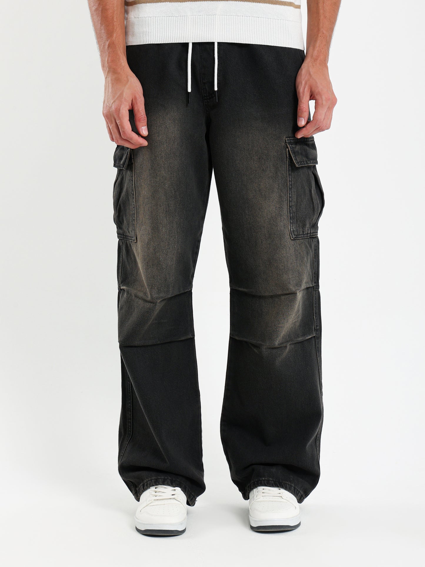 Jogger Jeans with Cargo Pockets