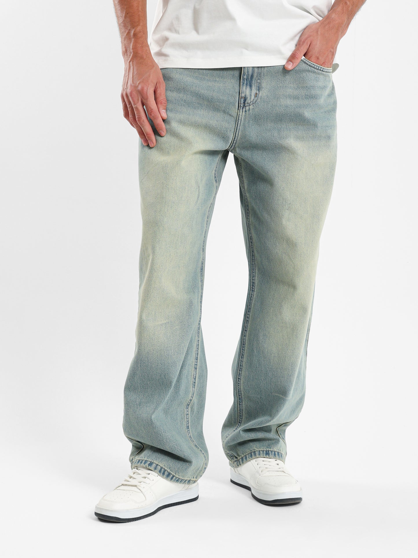 Loose Washed Jeans