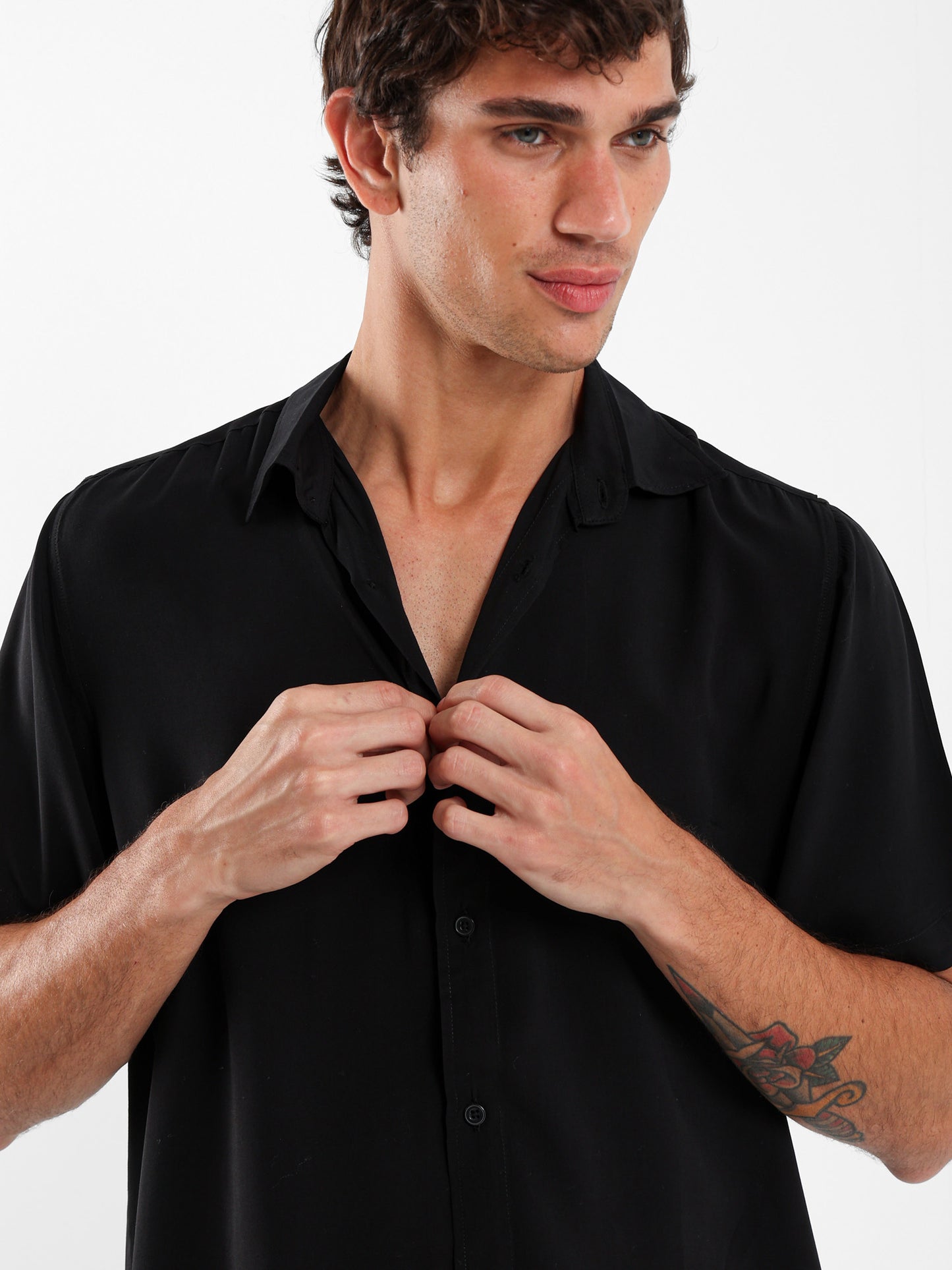 Viscose Short Sleeve Shirt