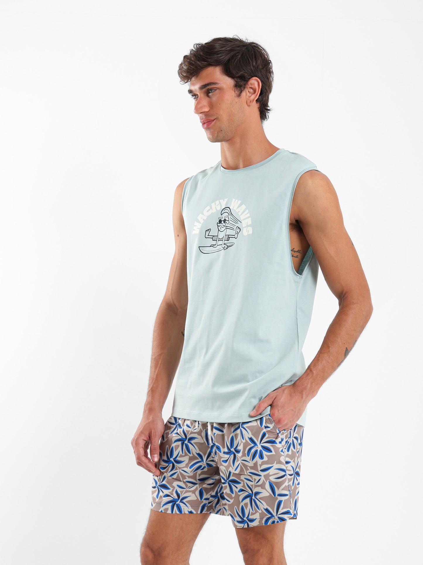 Wacky Waves Graphic T-Shirt