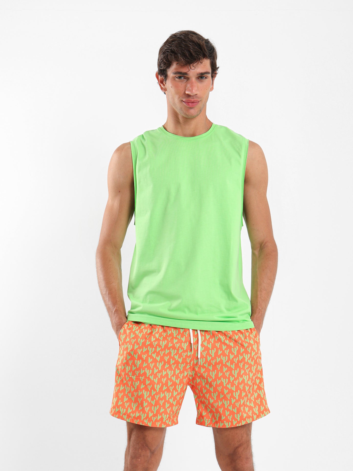 Basic Dropped Armhole T-Shirt