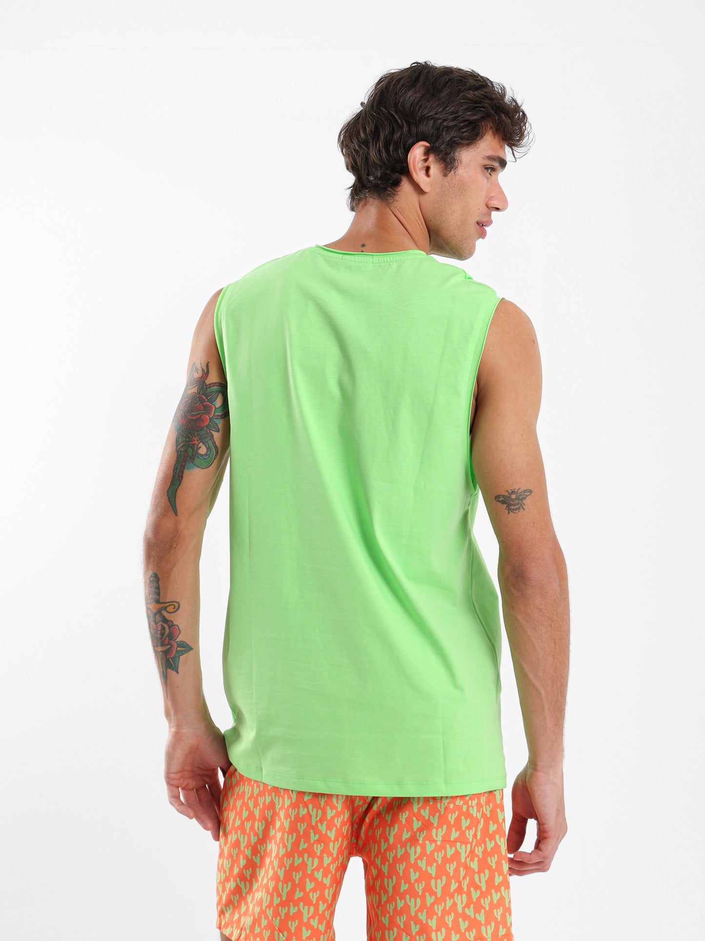 Basic Dropped Armhole T-Shirt