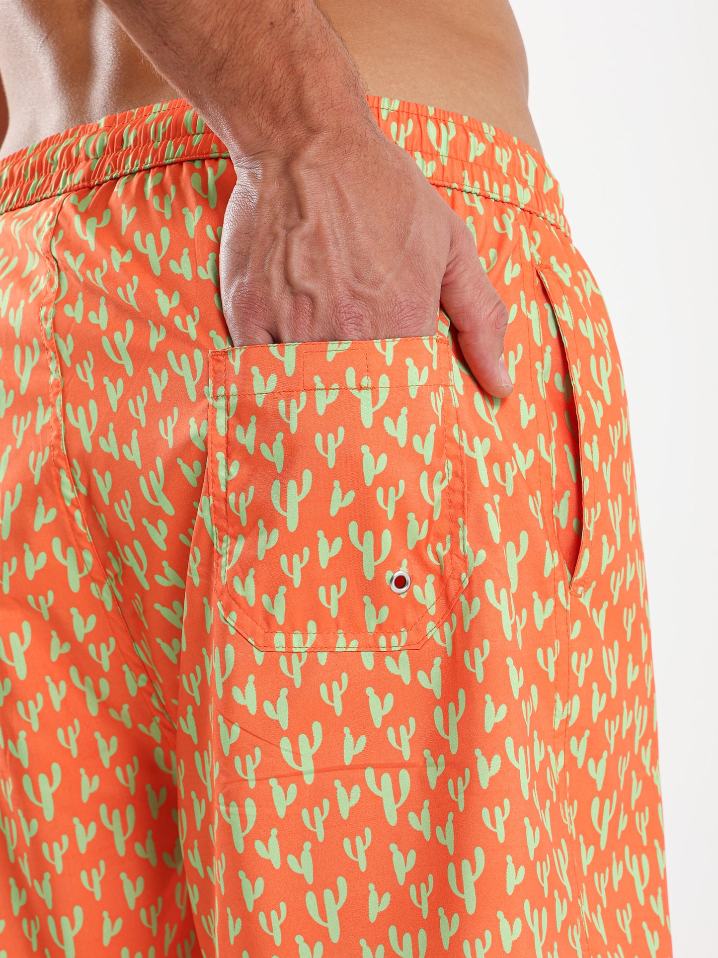 Cactus Print Swim Shorts