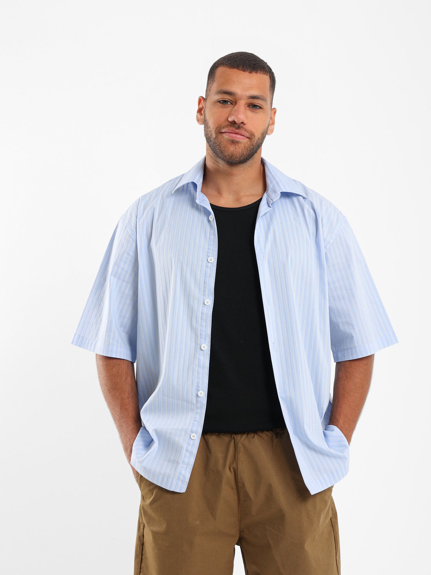 Relaxed Fit Striped Shirt