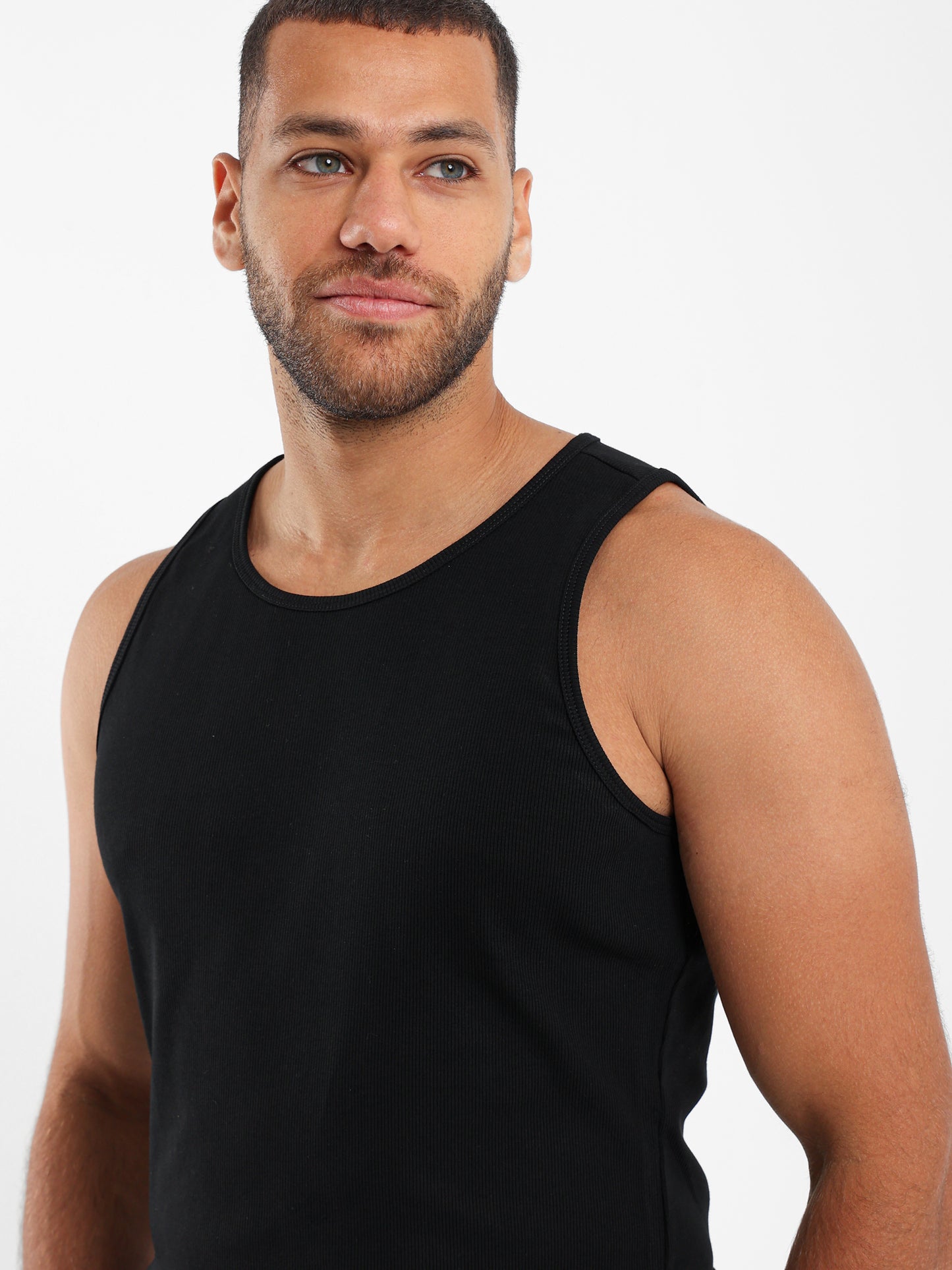 Ribbed Fitted Tank Top