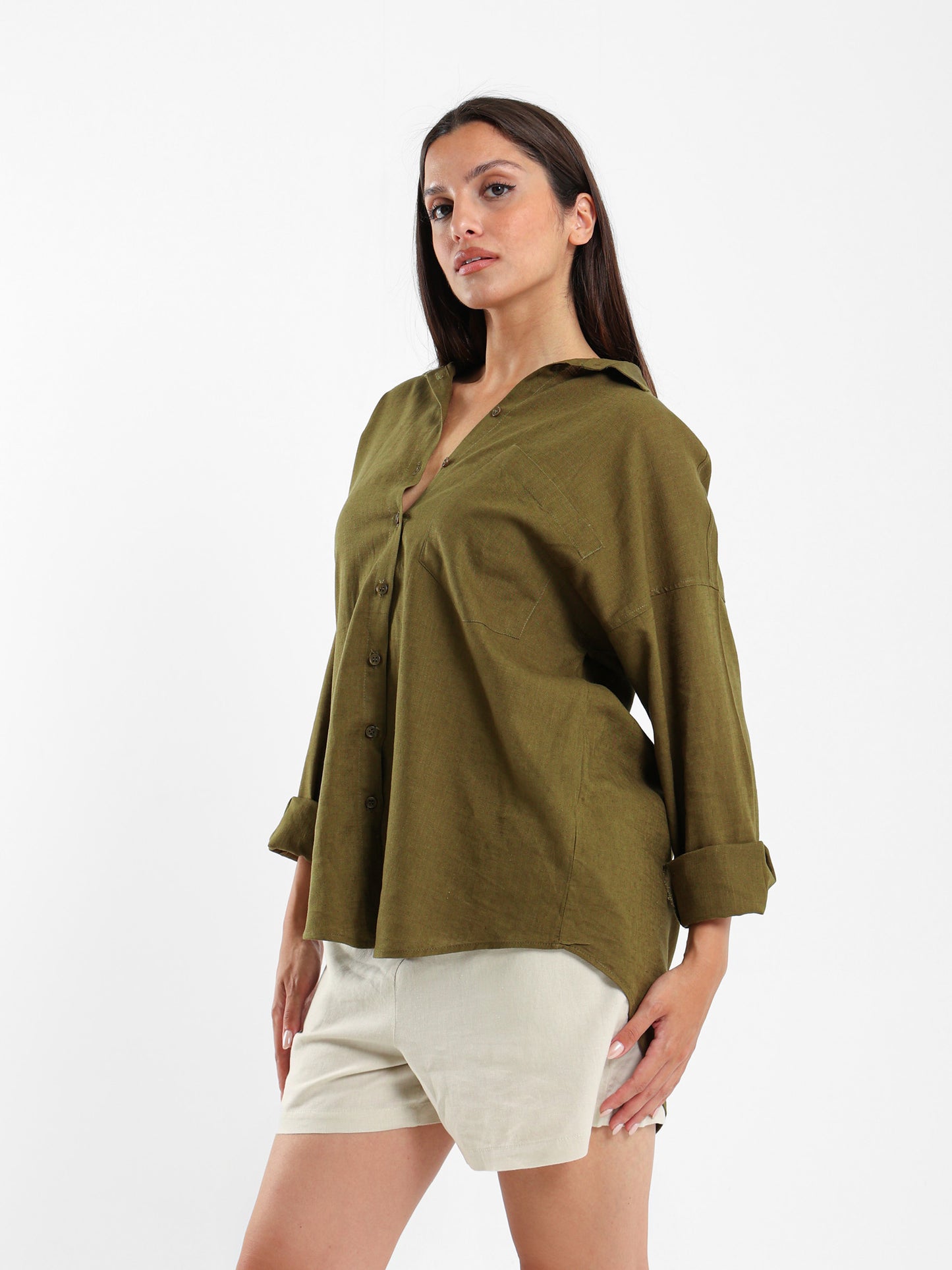 Oversized Linen Shirt