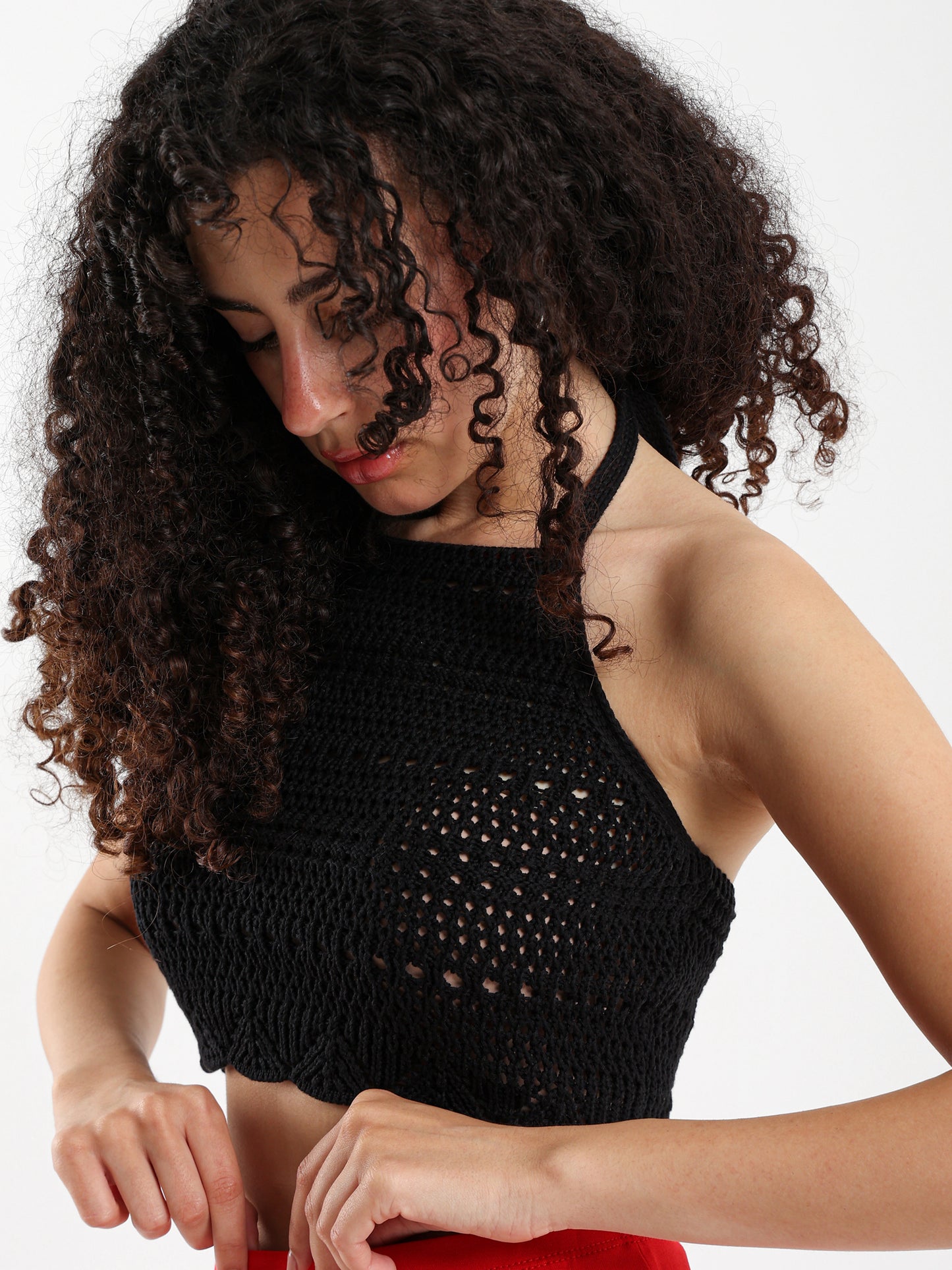 Halter Neck Crochet Top