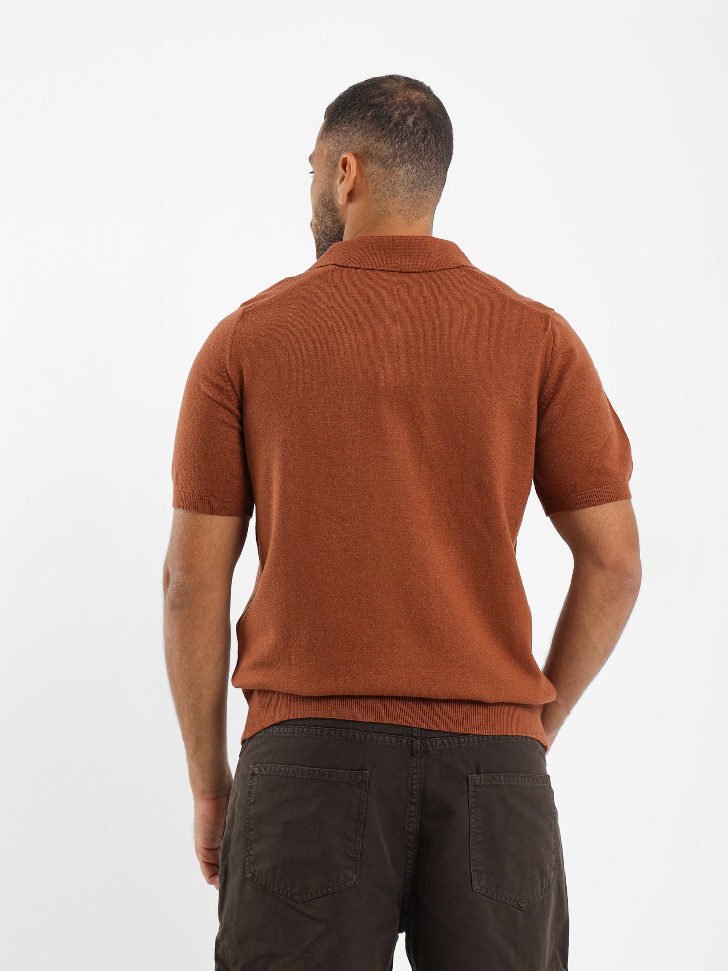 Muscle Fit Polo with Buttons