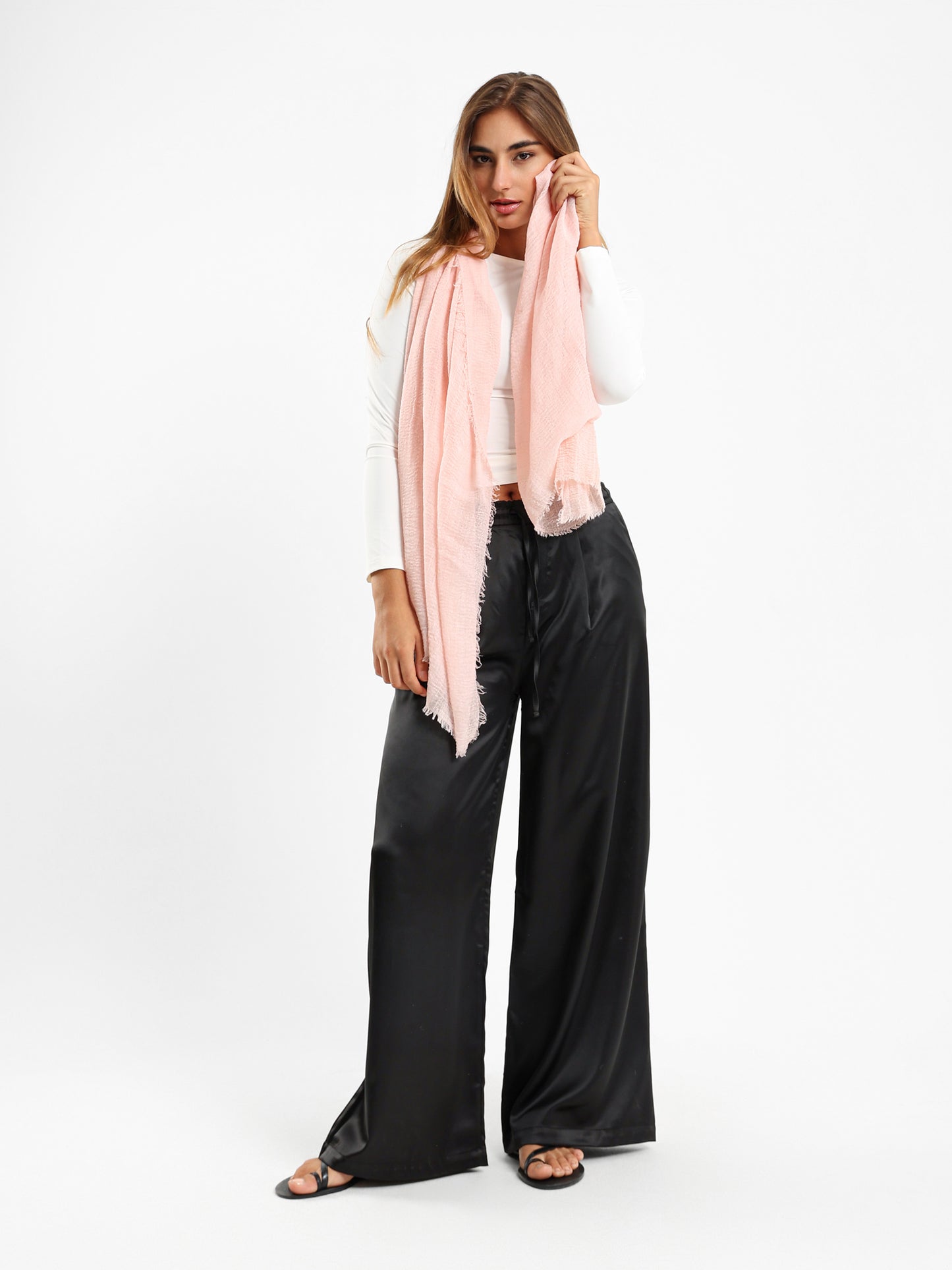 Textured Lightweight Scarf