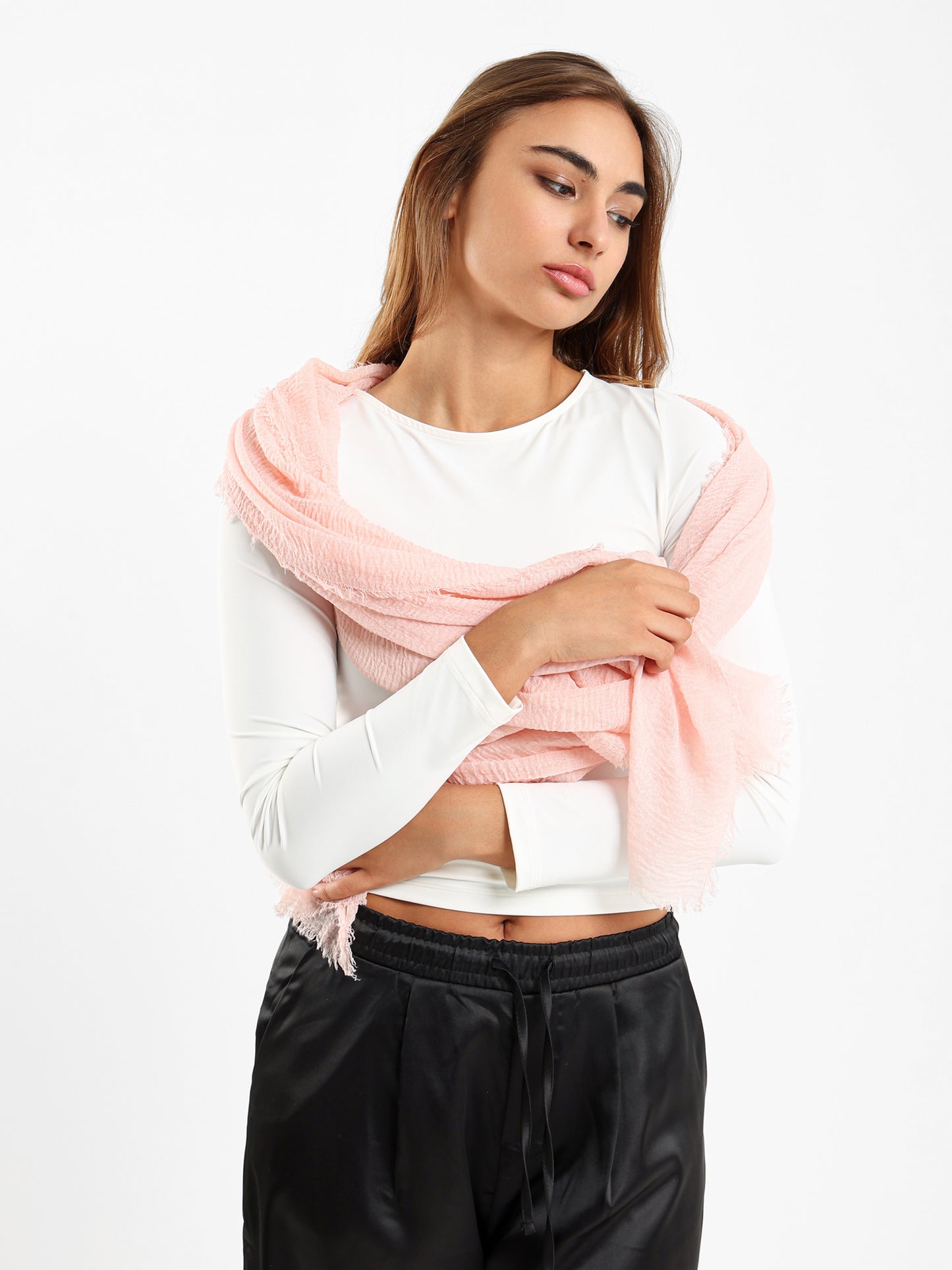 Textured Lightweight Scarf