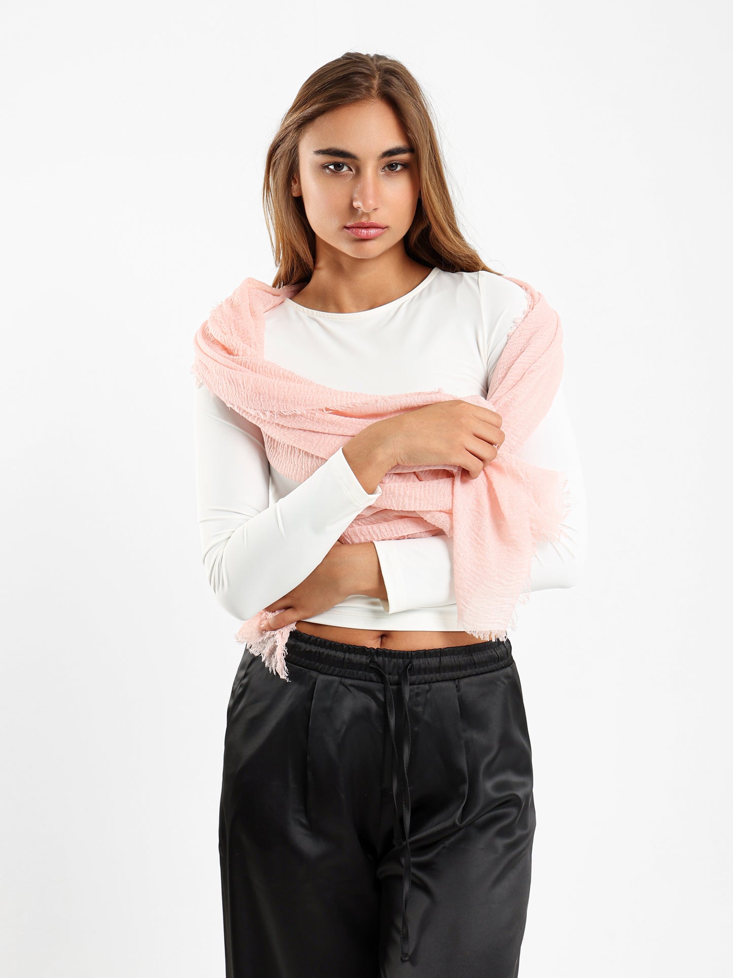 Textured Lightweight Scarf